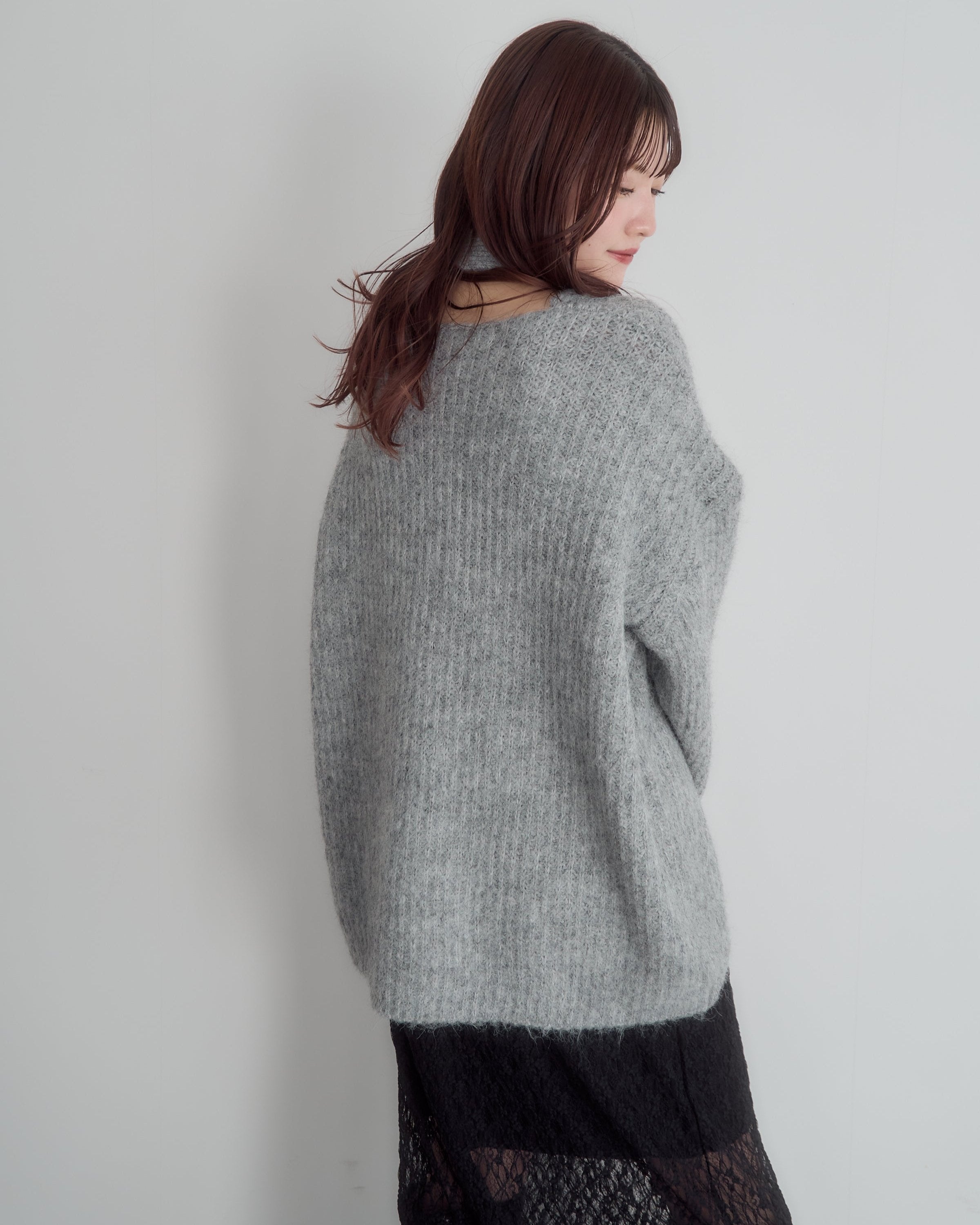 model:162cm/グレー