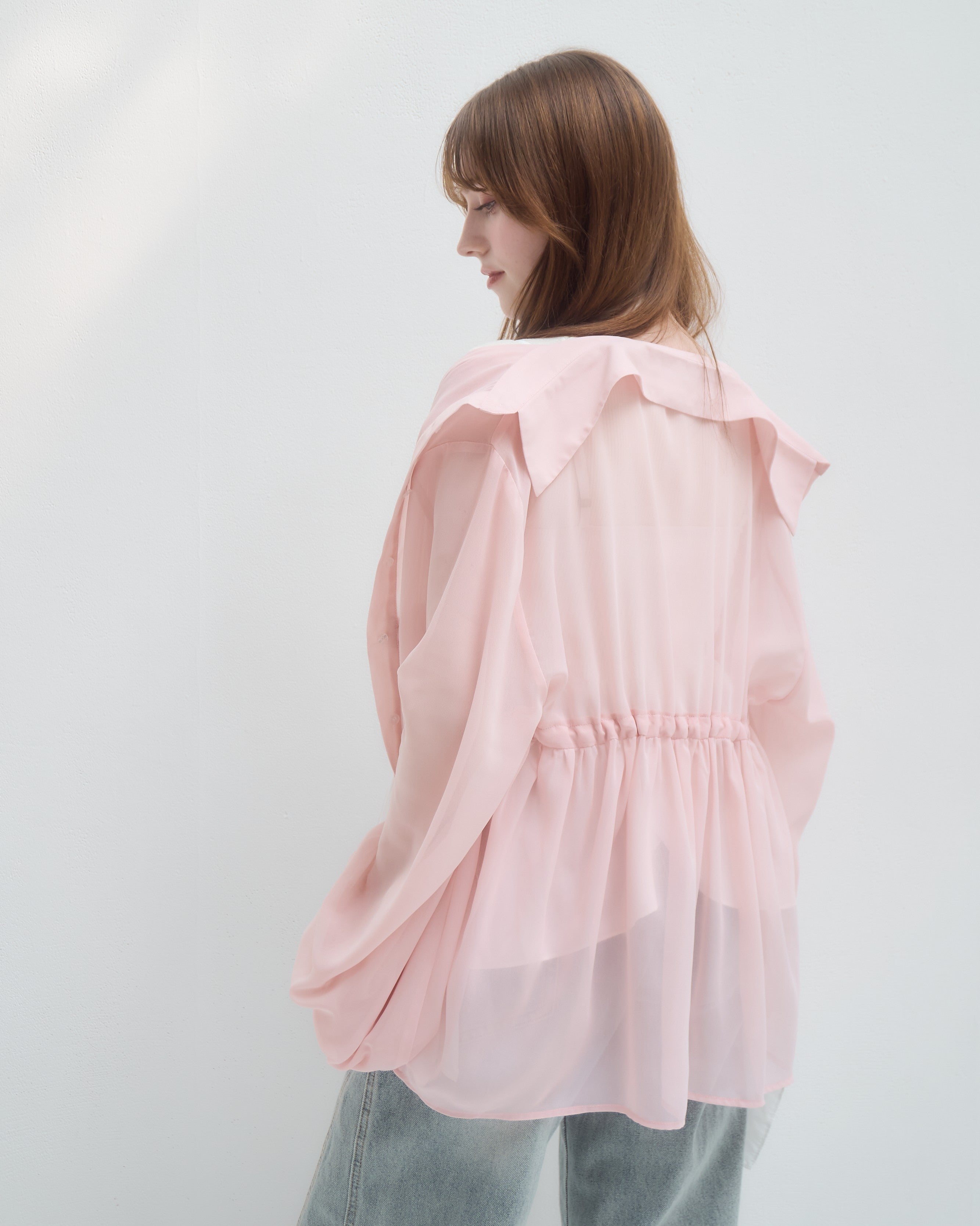 model:160cm/ピンク