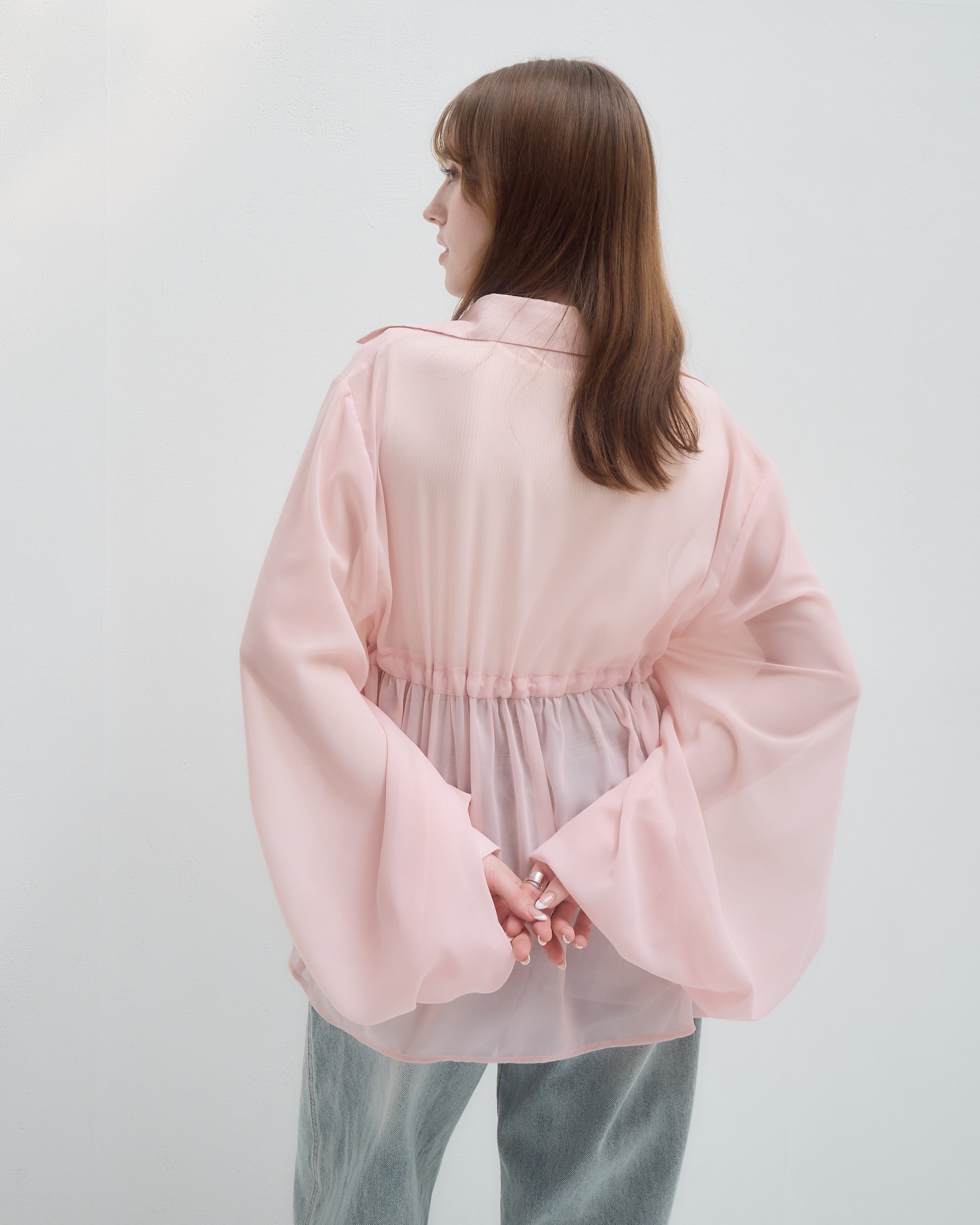 model:160cm/ピンク
