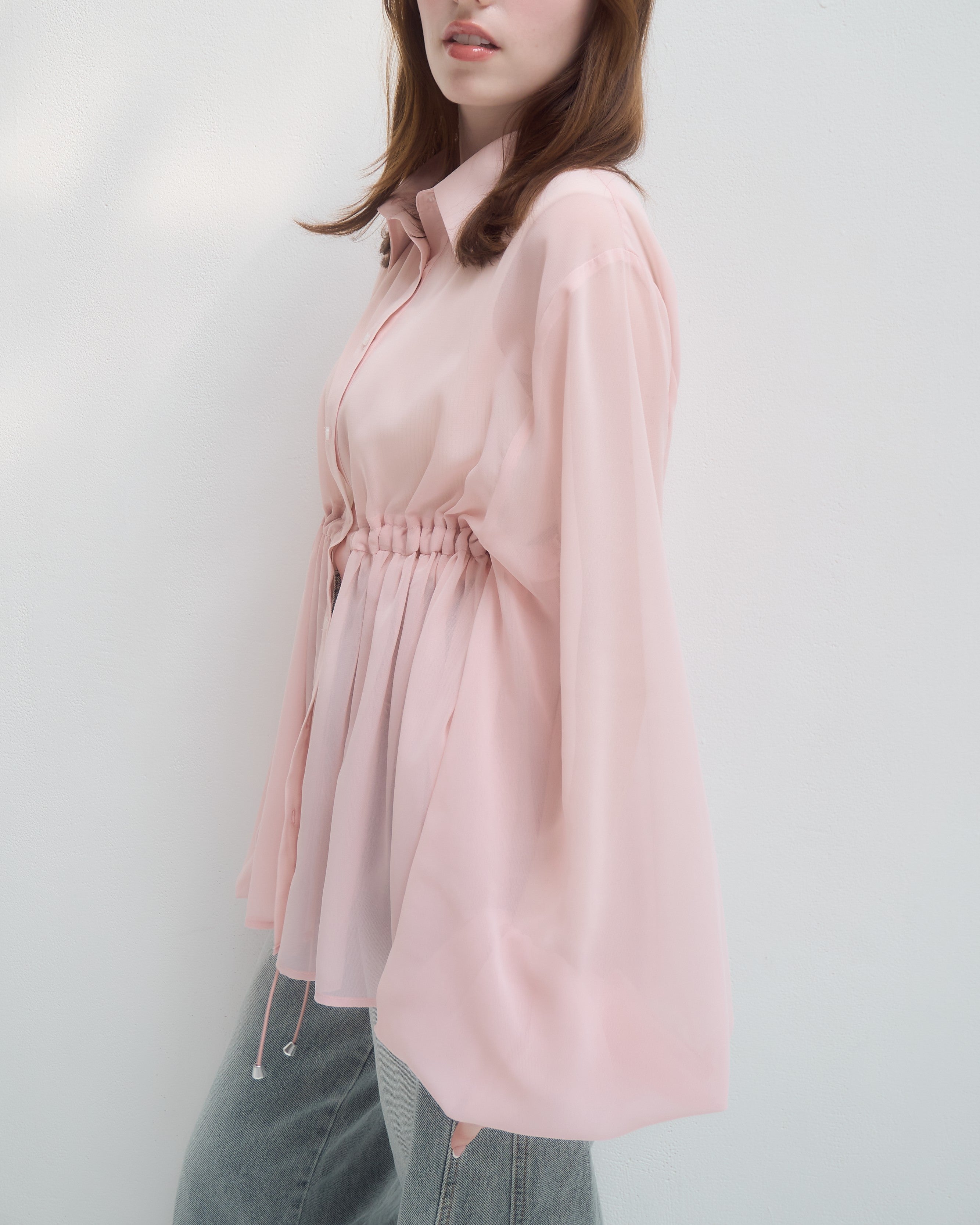 model:160cm/ピンク