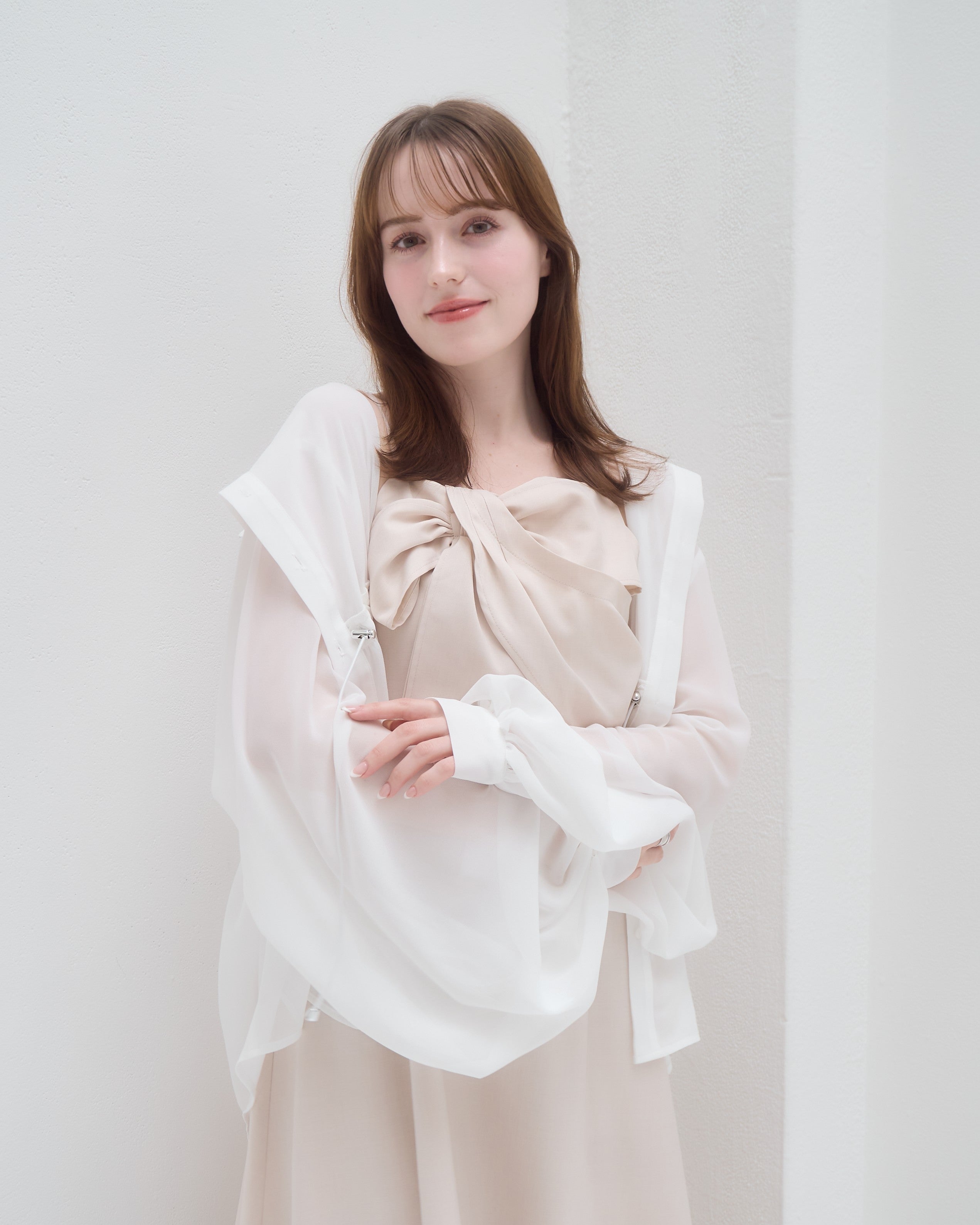 model:160cm/アイボリー