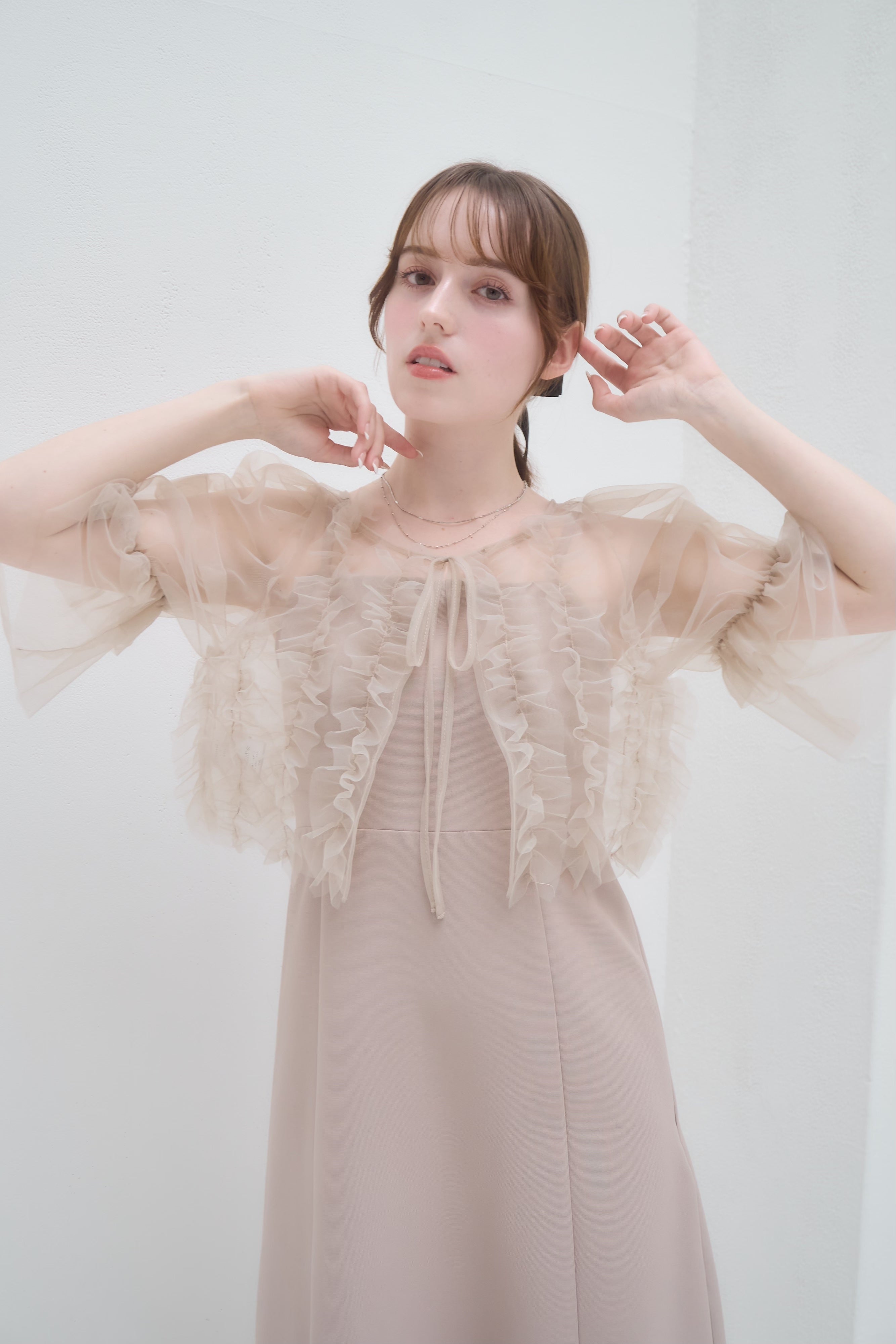 薄紗襯衫套禮服