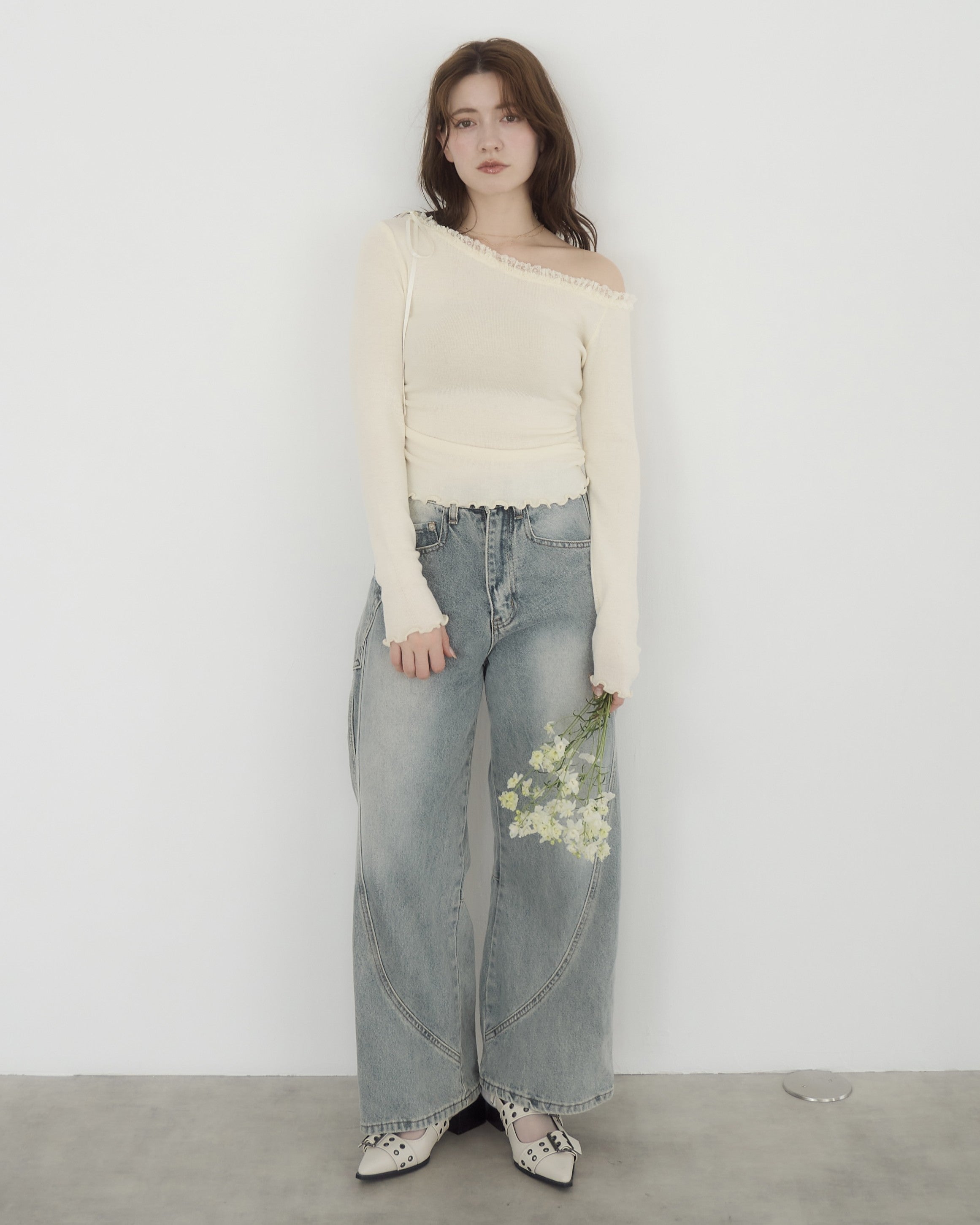 model:155cm/ライトブルーS
