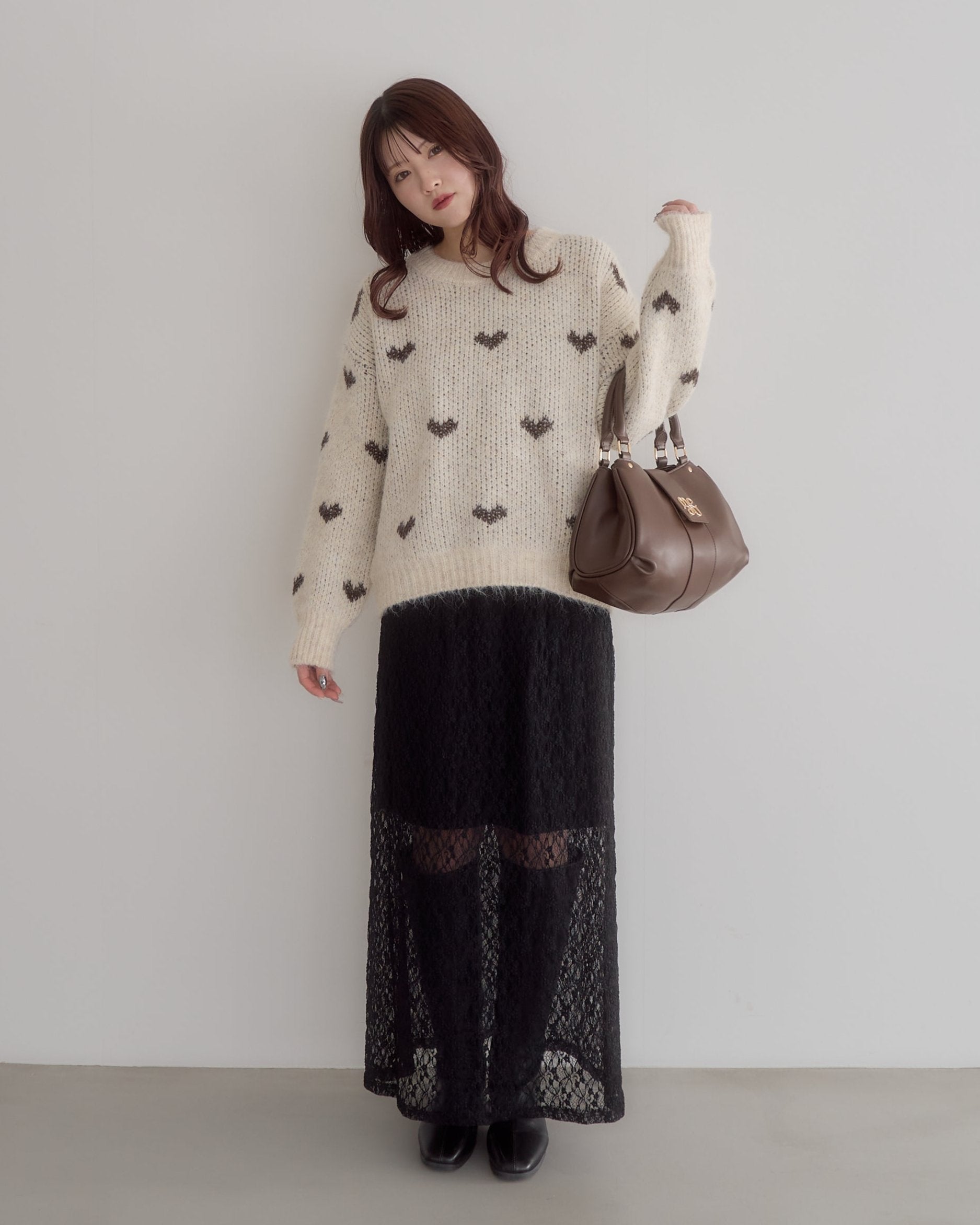 model:162cm/アイボリー
