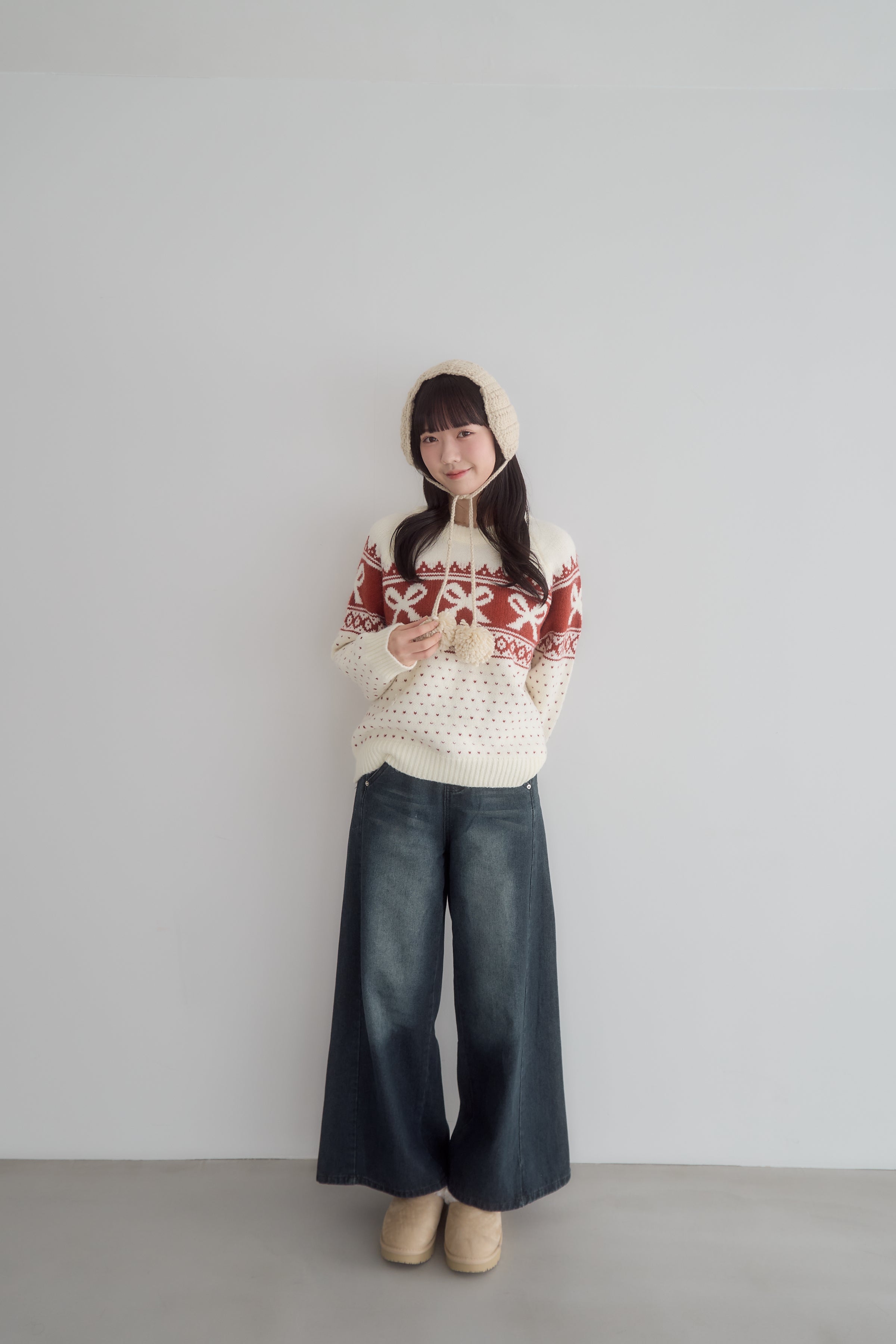 邊緣牛仔布褲