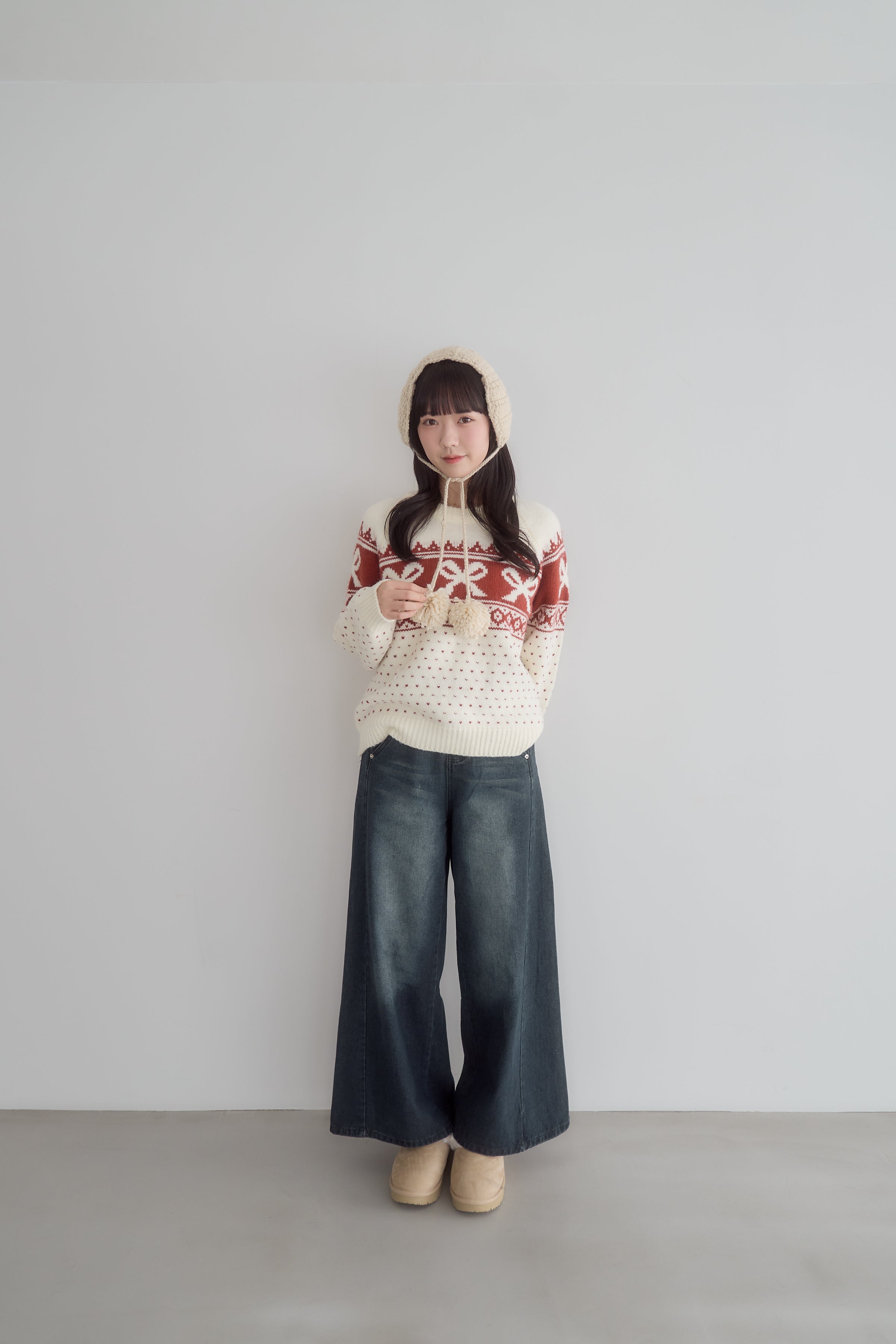 邊緣牛仔布褲