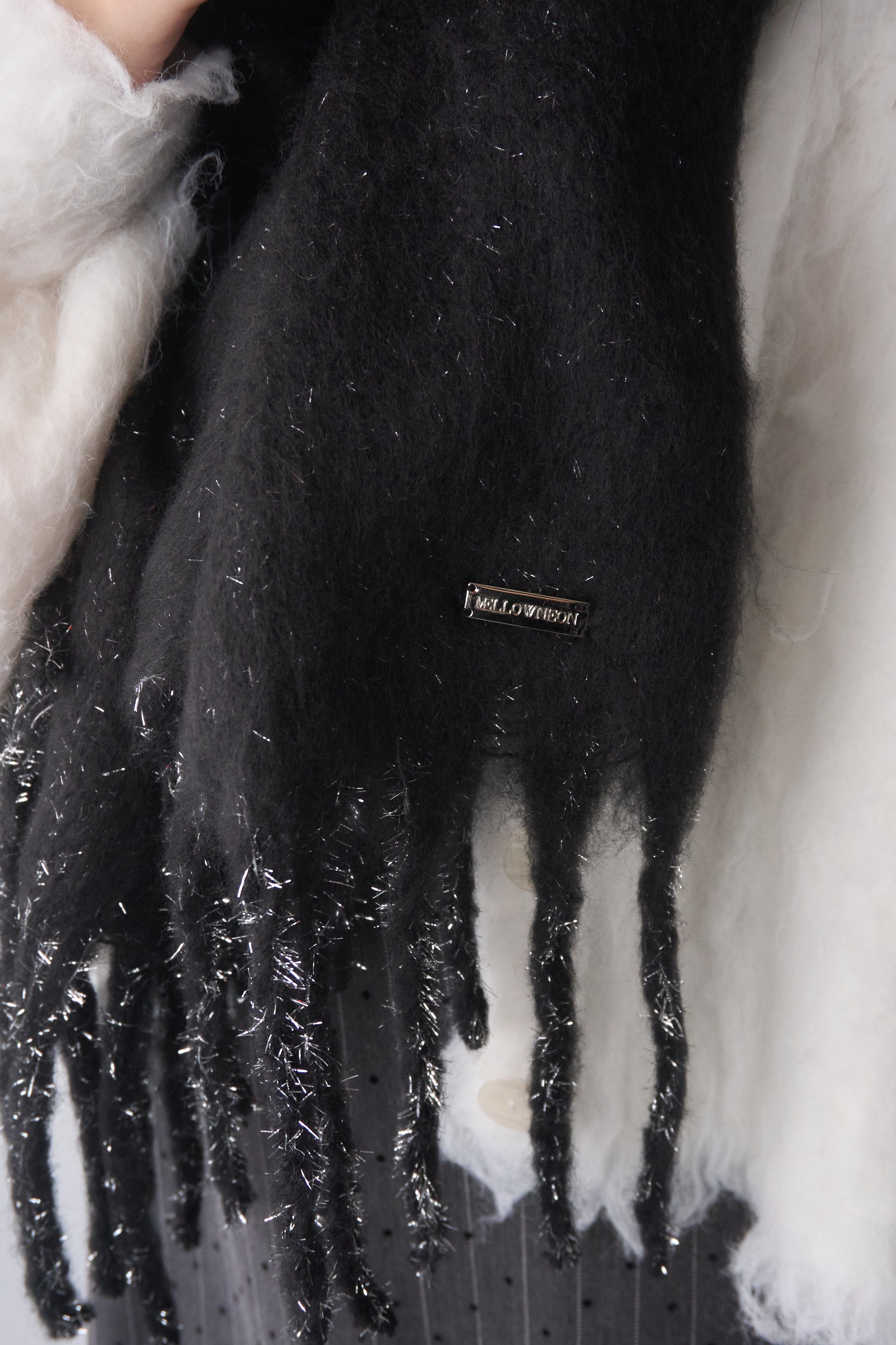 【一部予約】グリッターラメボリュームマフラー