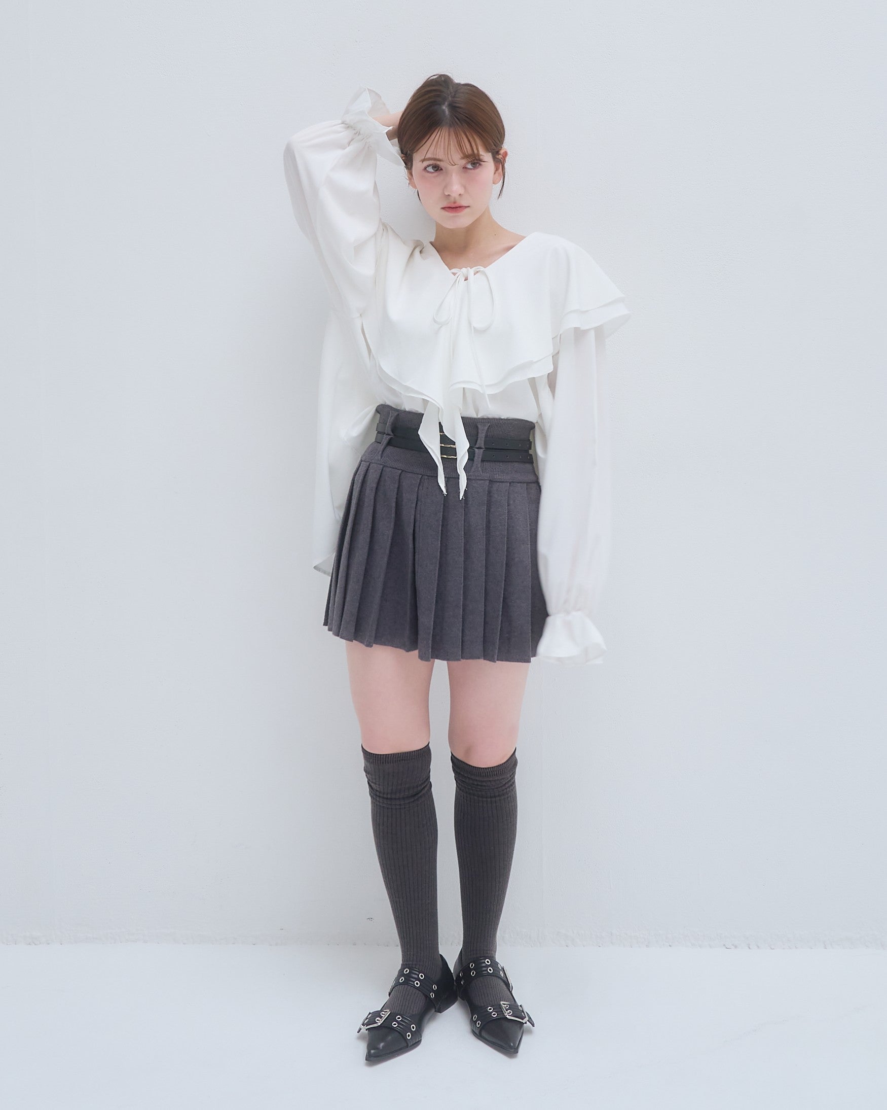model:155cm/アイボリー