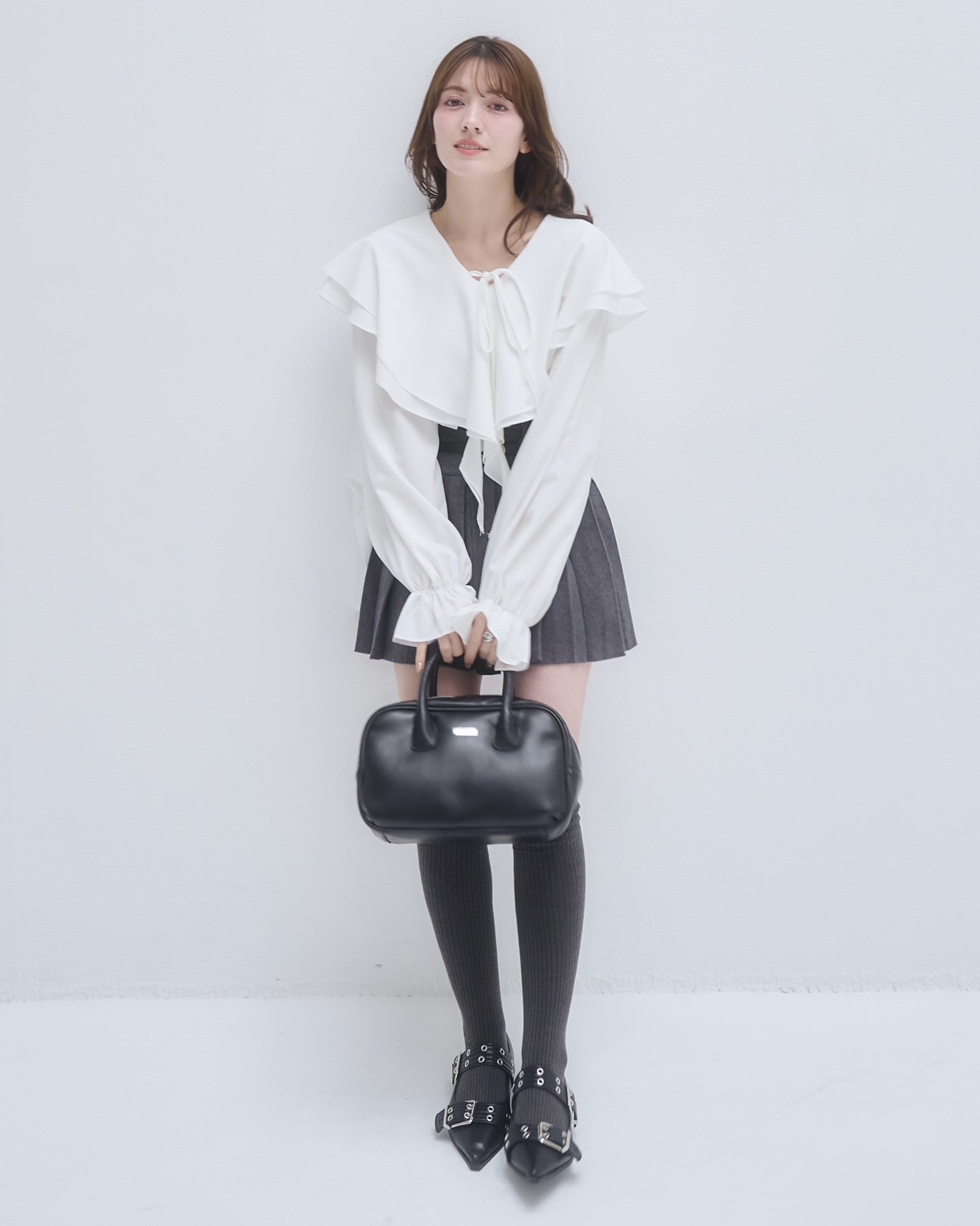 model:155cm/アイボリー