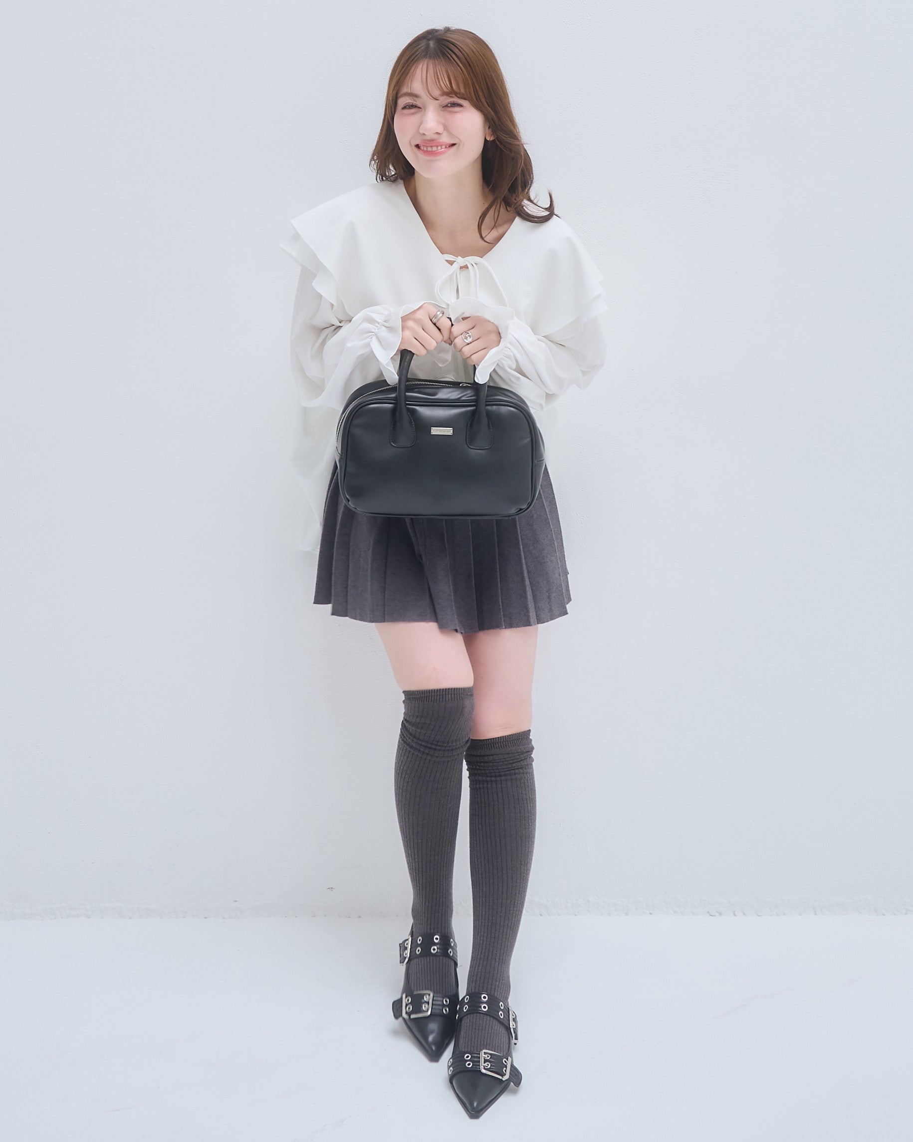 model:155cm/アイボリー