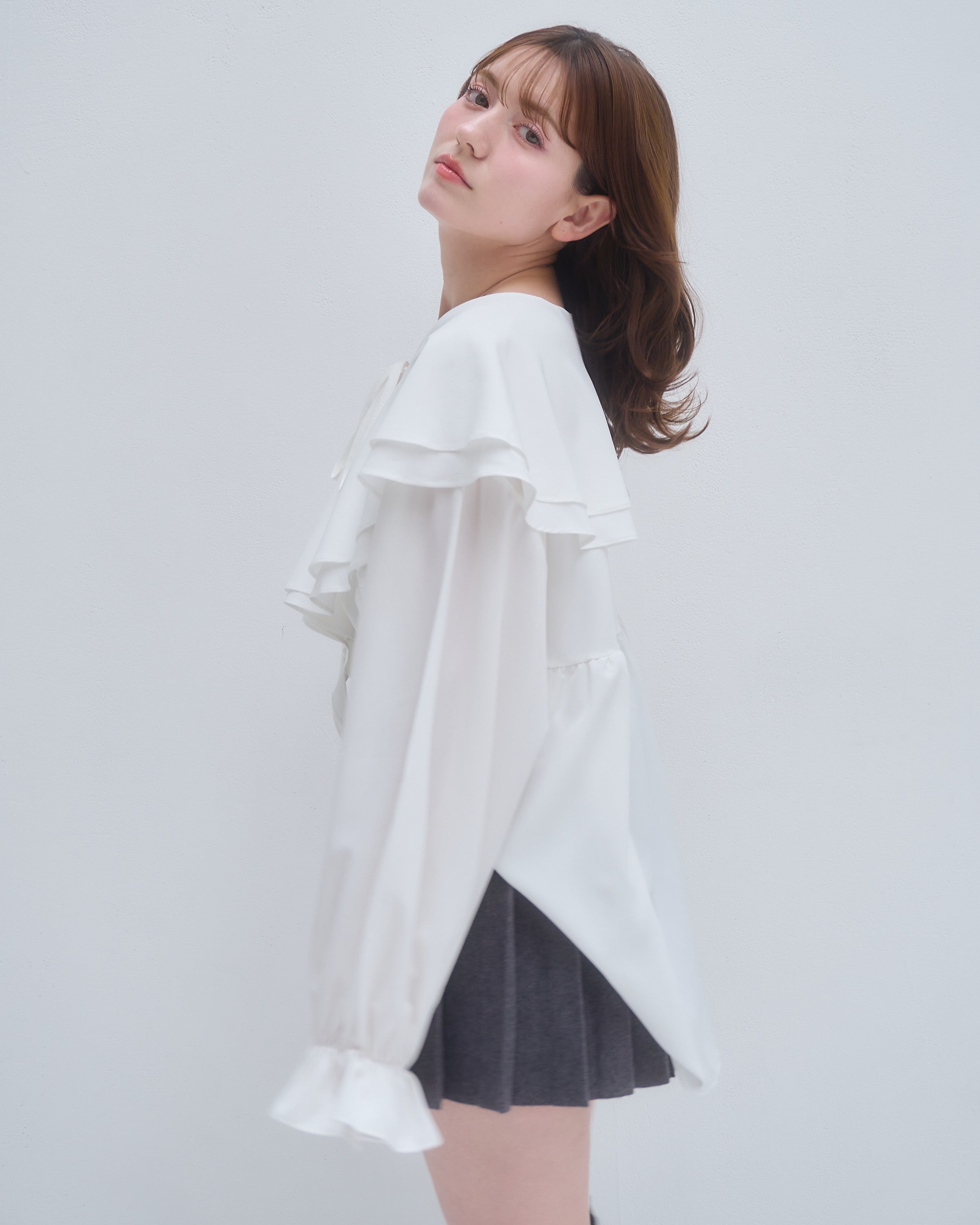 model:155cm/アイボリー