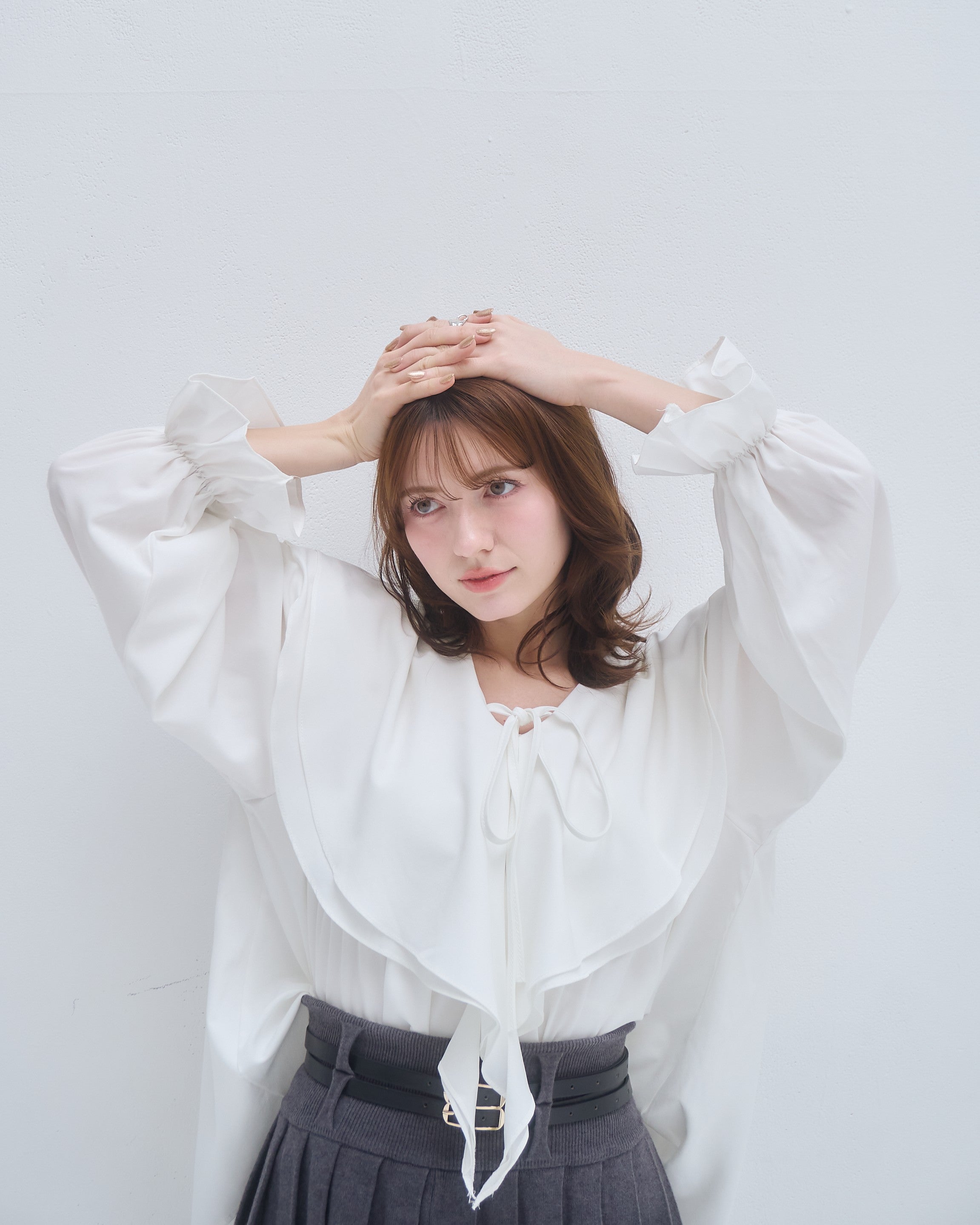 model:155cm/アイボリー
