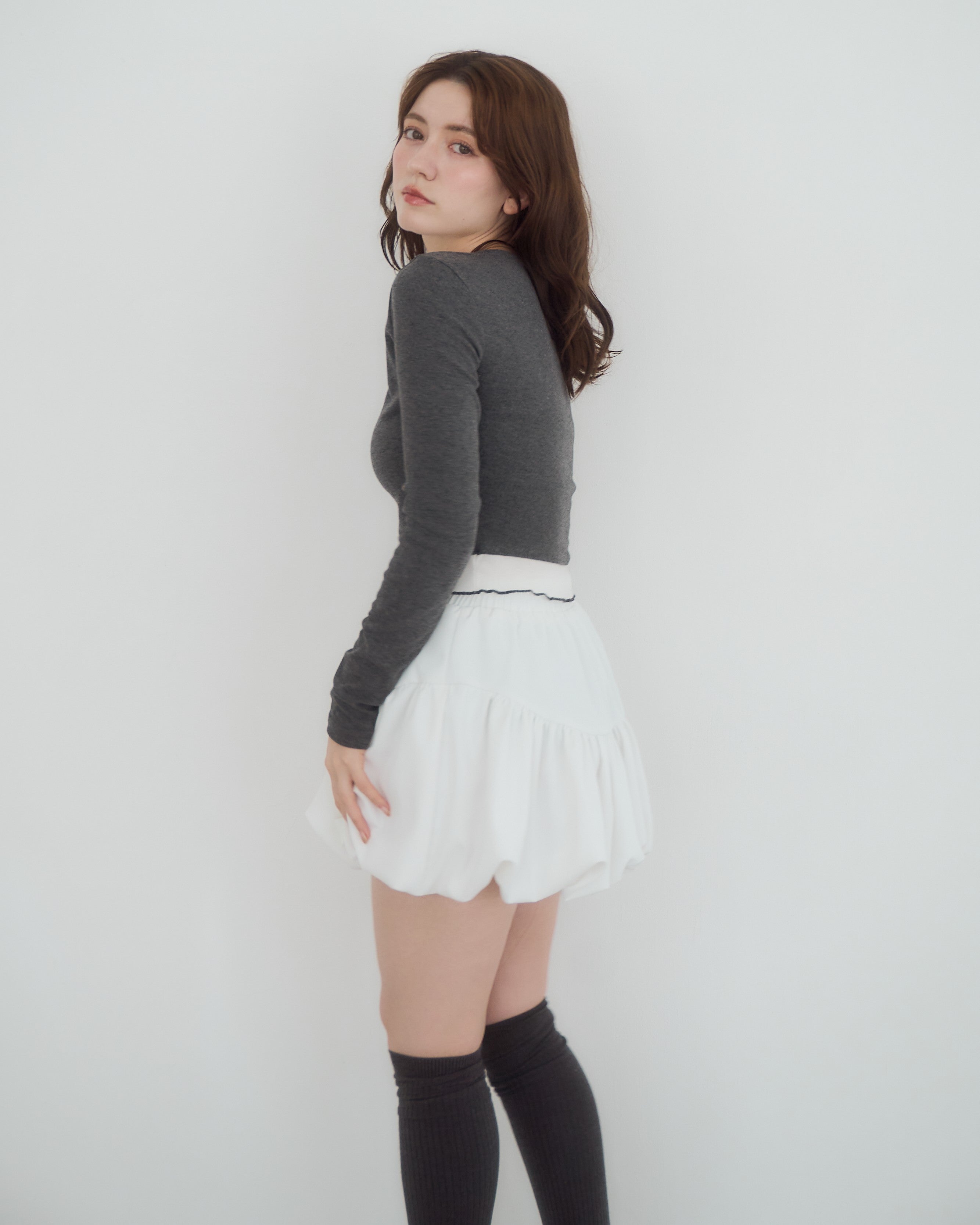 ボリュームバルーンスカート