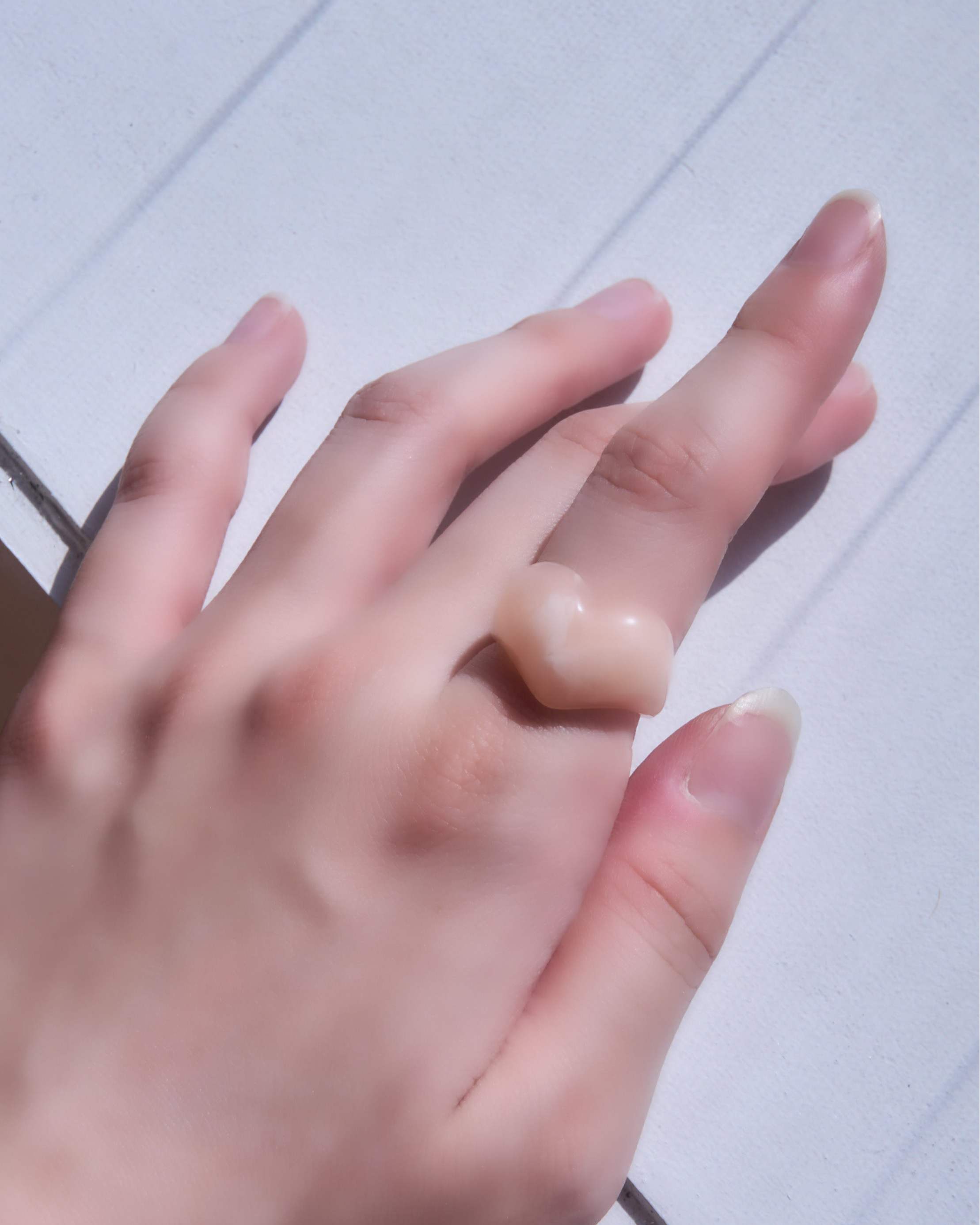 ミルキーオパールハートリング