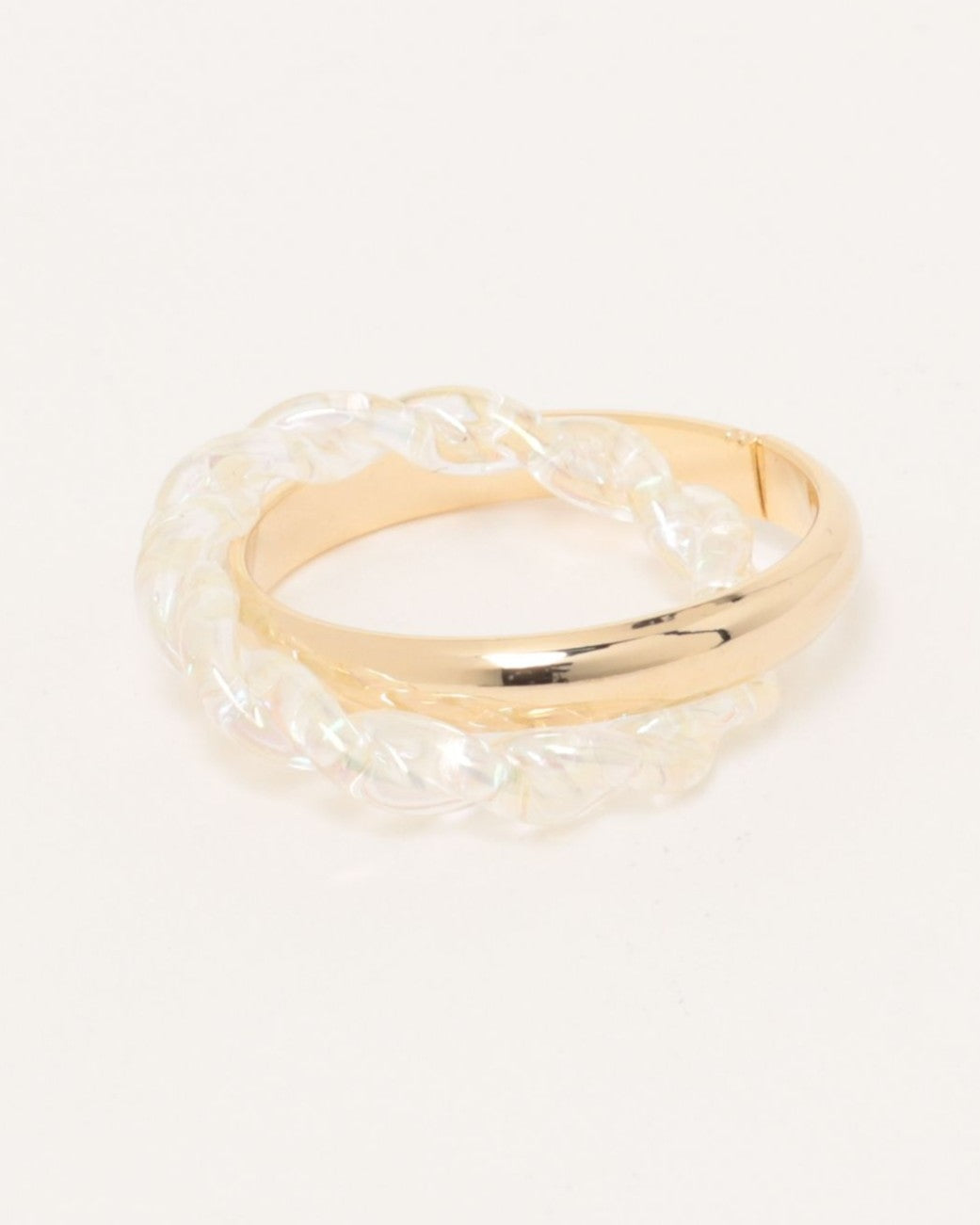 Beads and metal docking ring