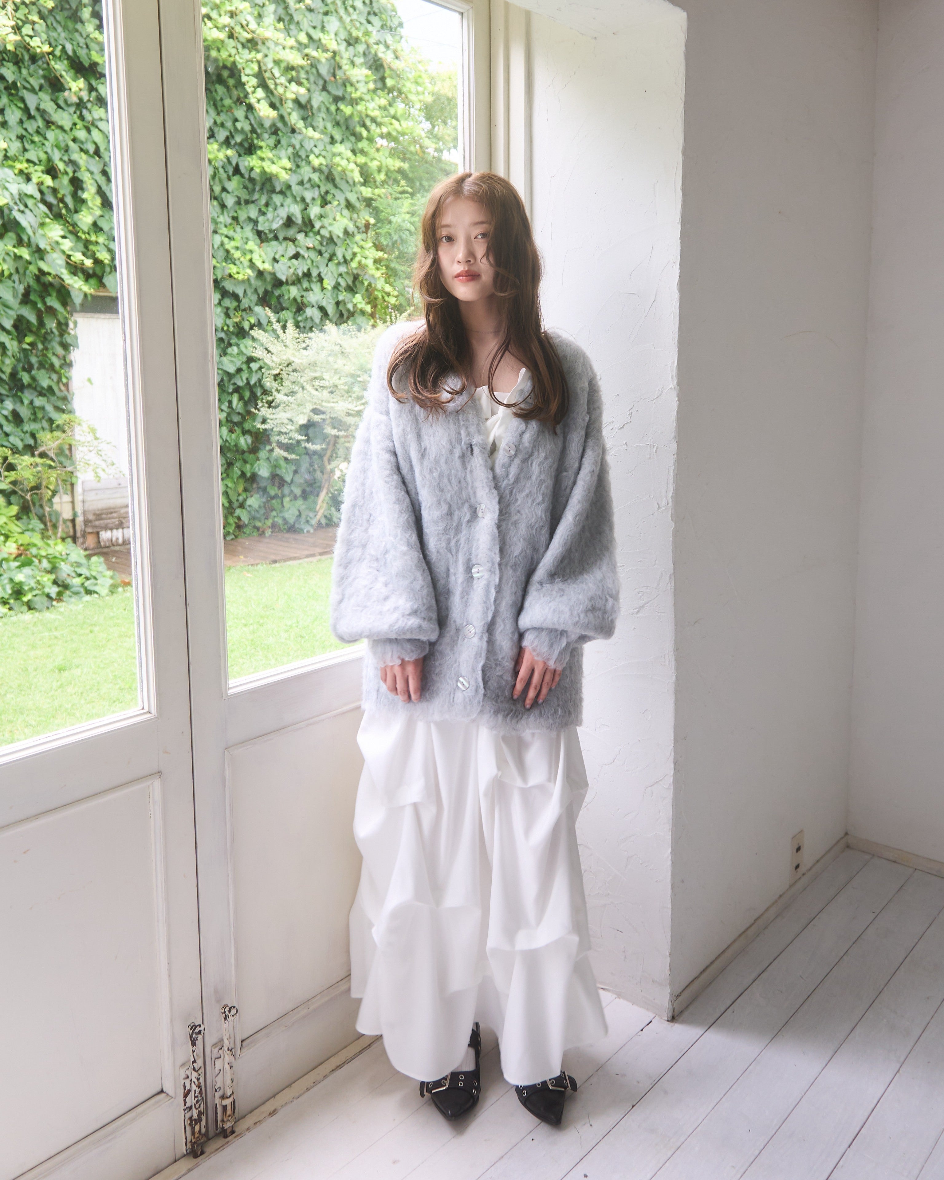 Random tuck skirt