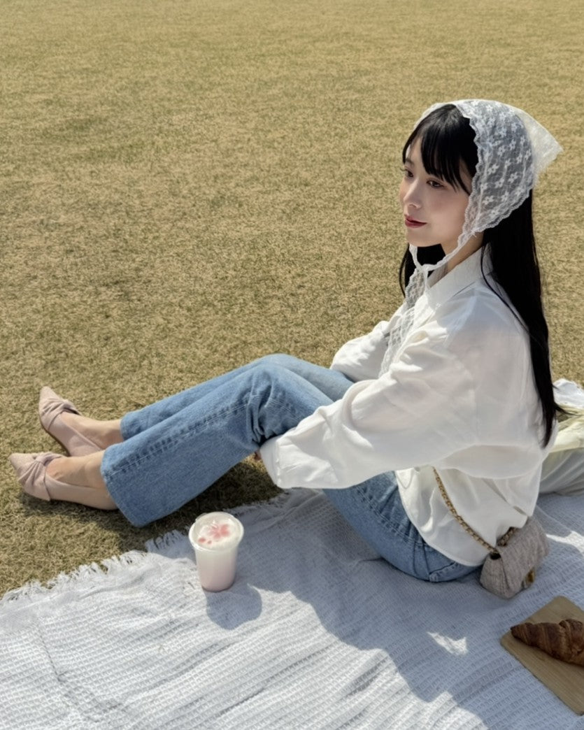 花邊褶邊Babushka