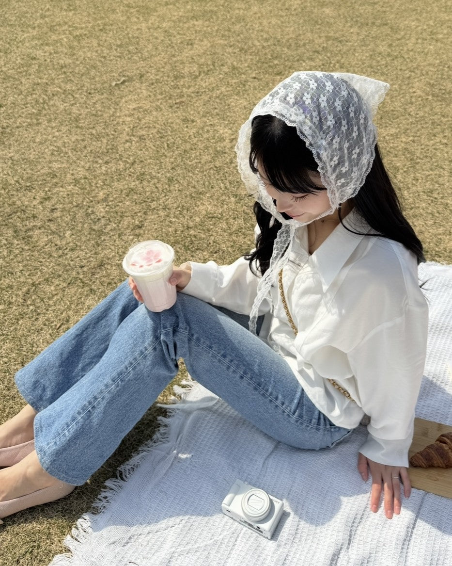 花邊褶邊Babushka