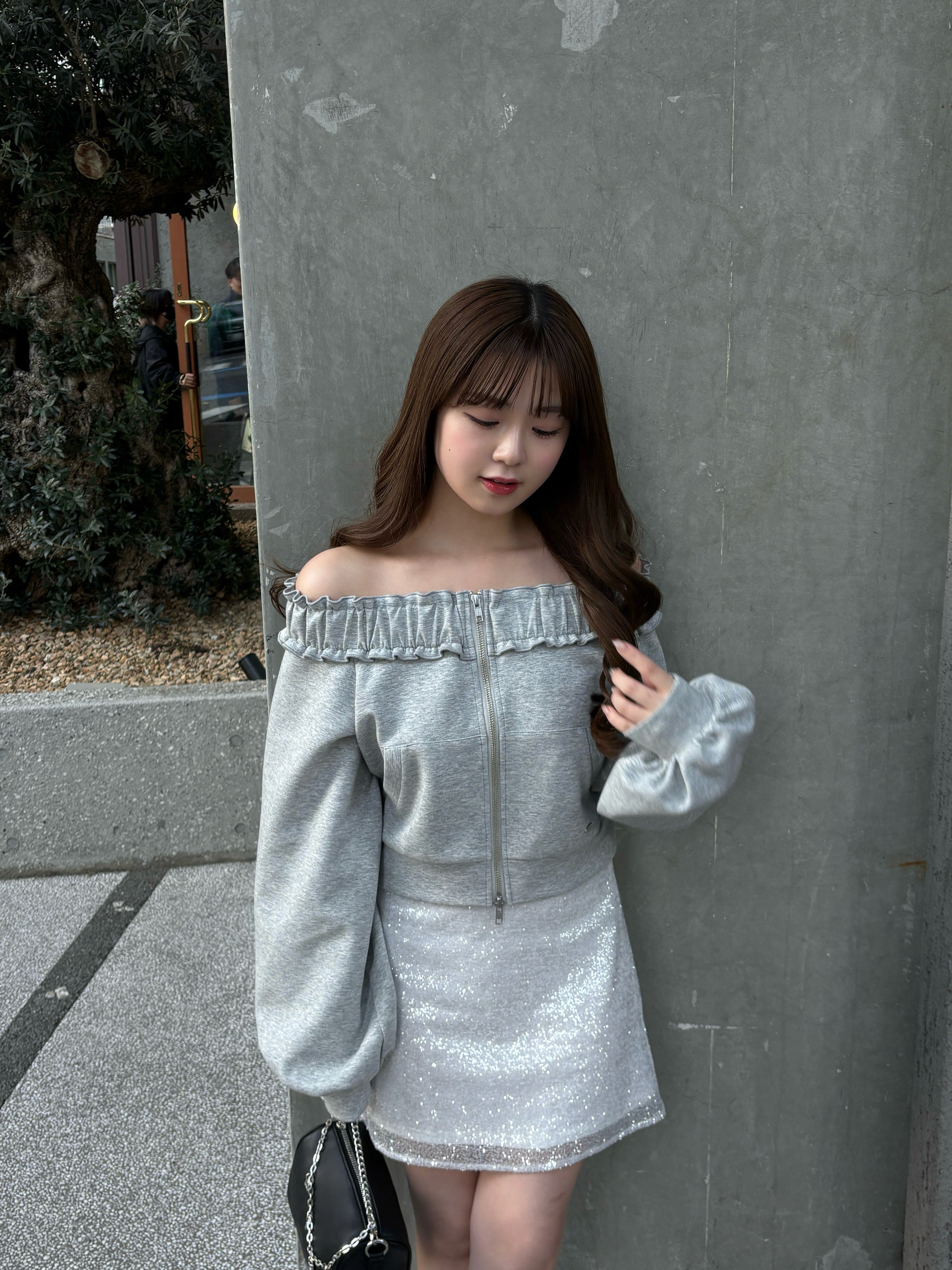 スパンコールミニスカート