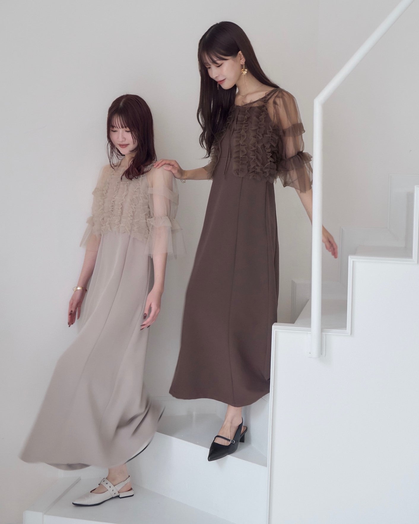 薄紗襯衫套禮服