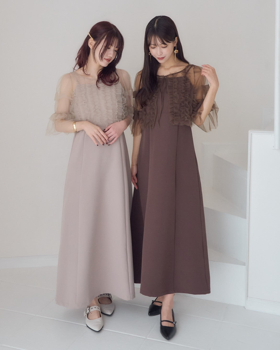 薄紗襯衫套禮服