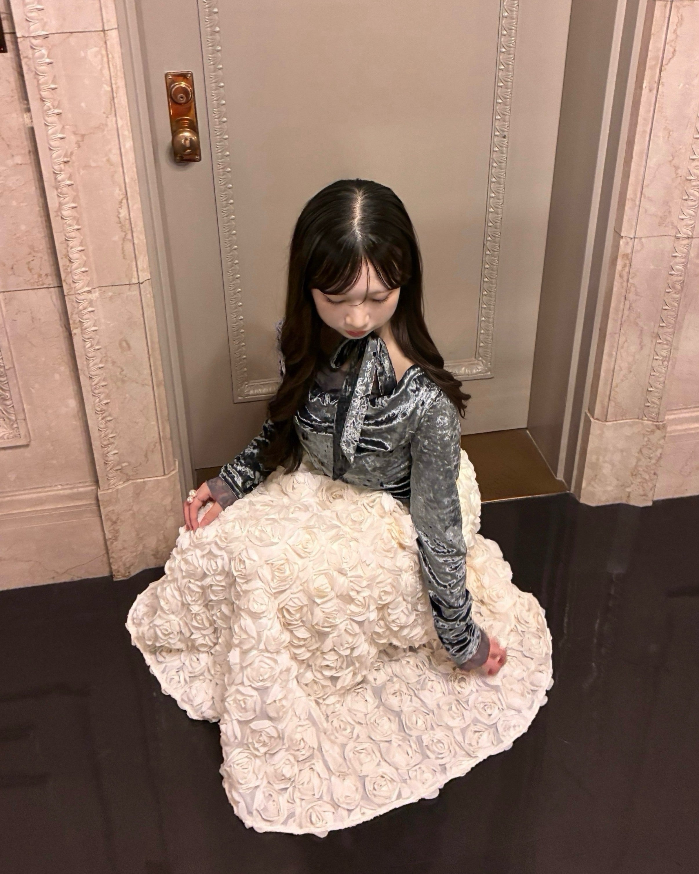 【予約】チョーカーセットベロアレーストップス