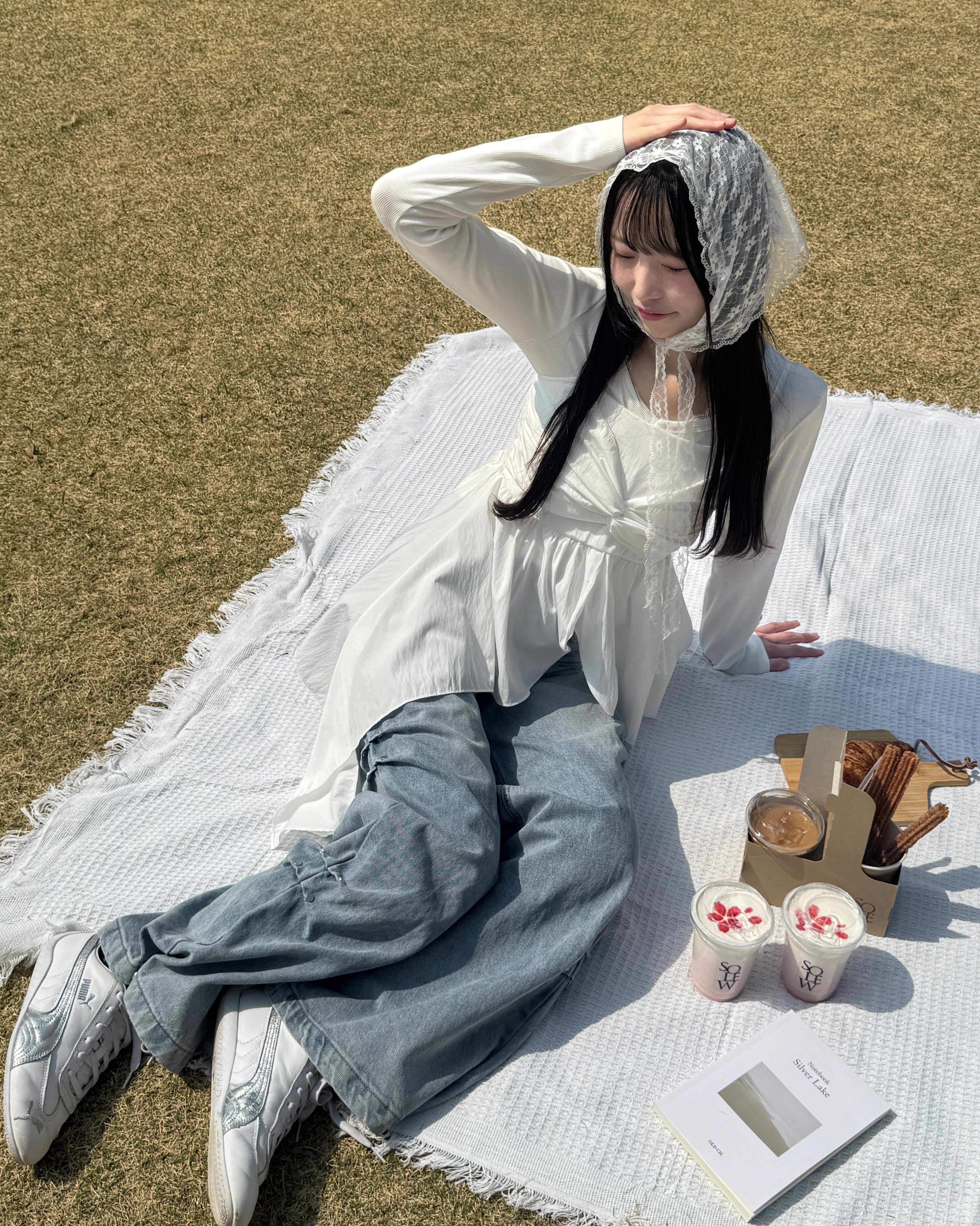 花邊褶邊Babushka