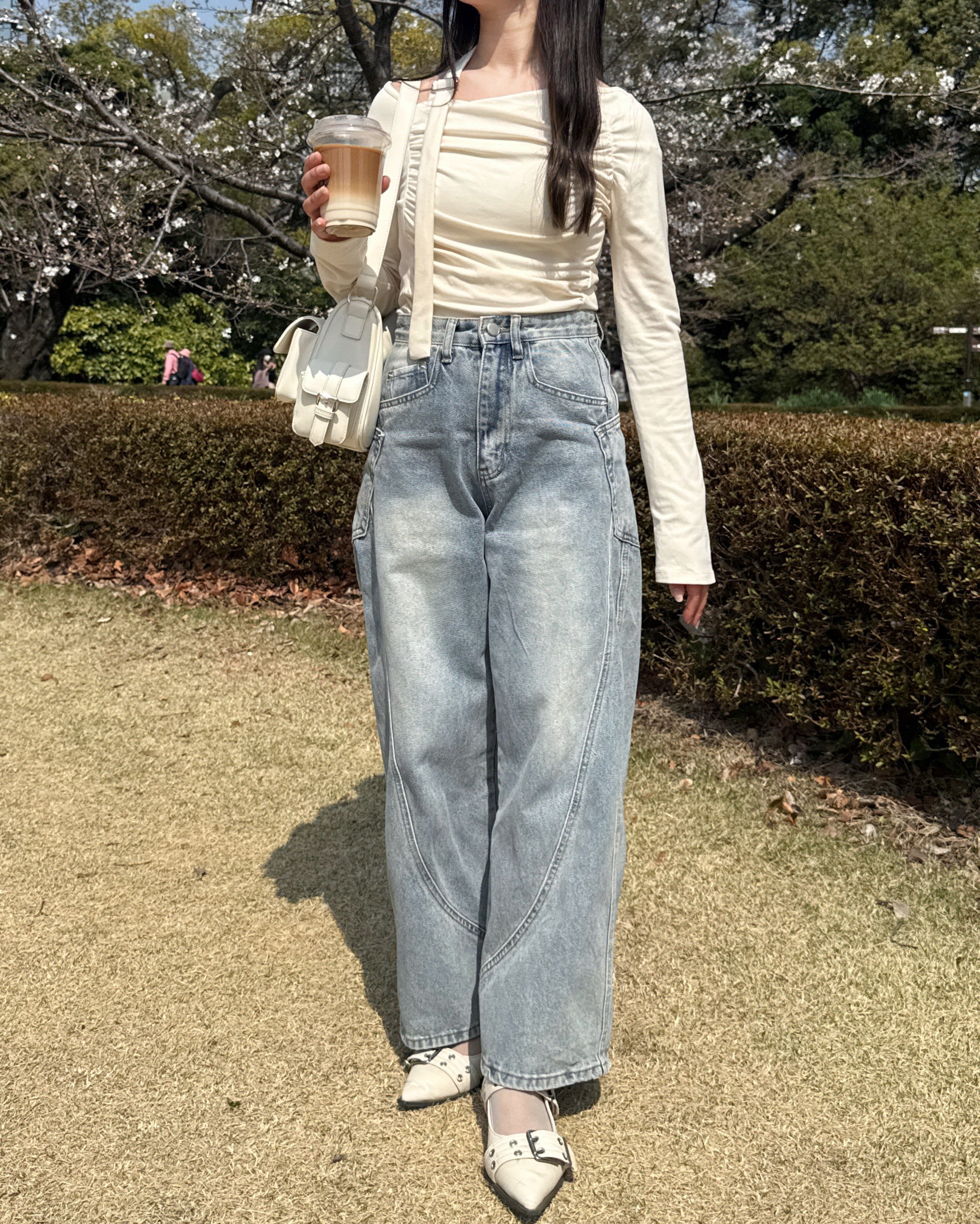 model:154cm/ライトベージュ