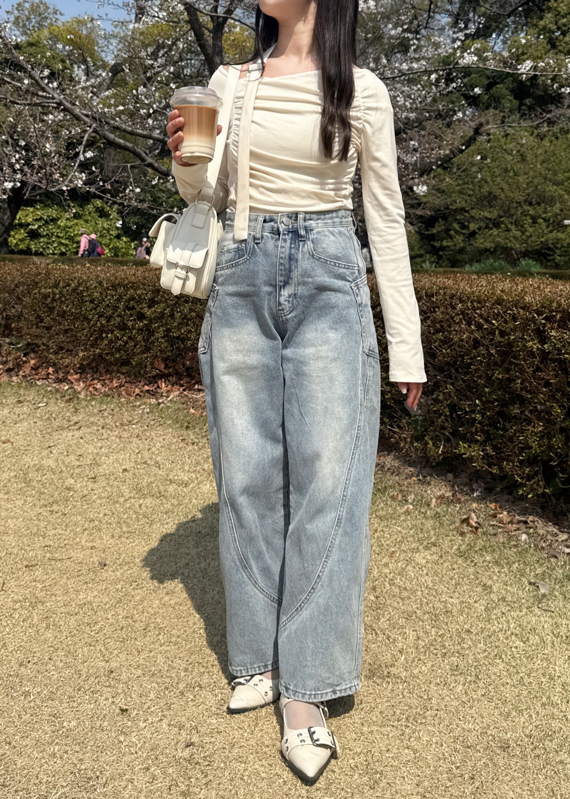 model:154cm/ライトブルーS
