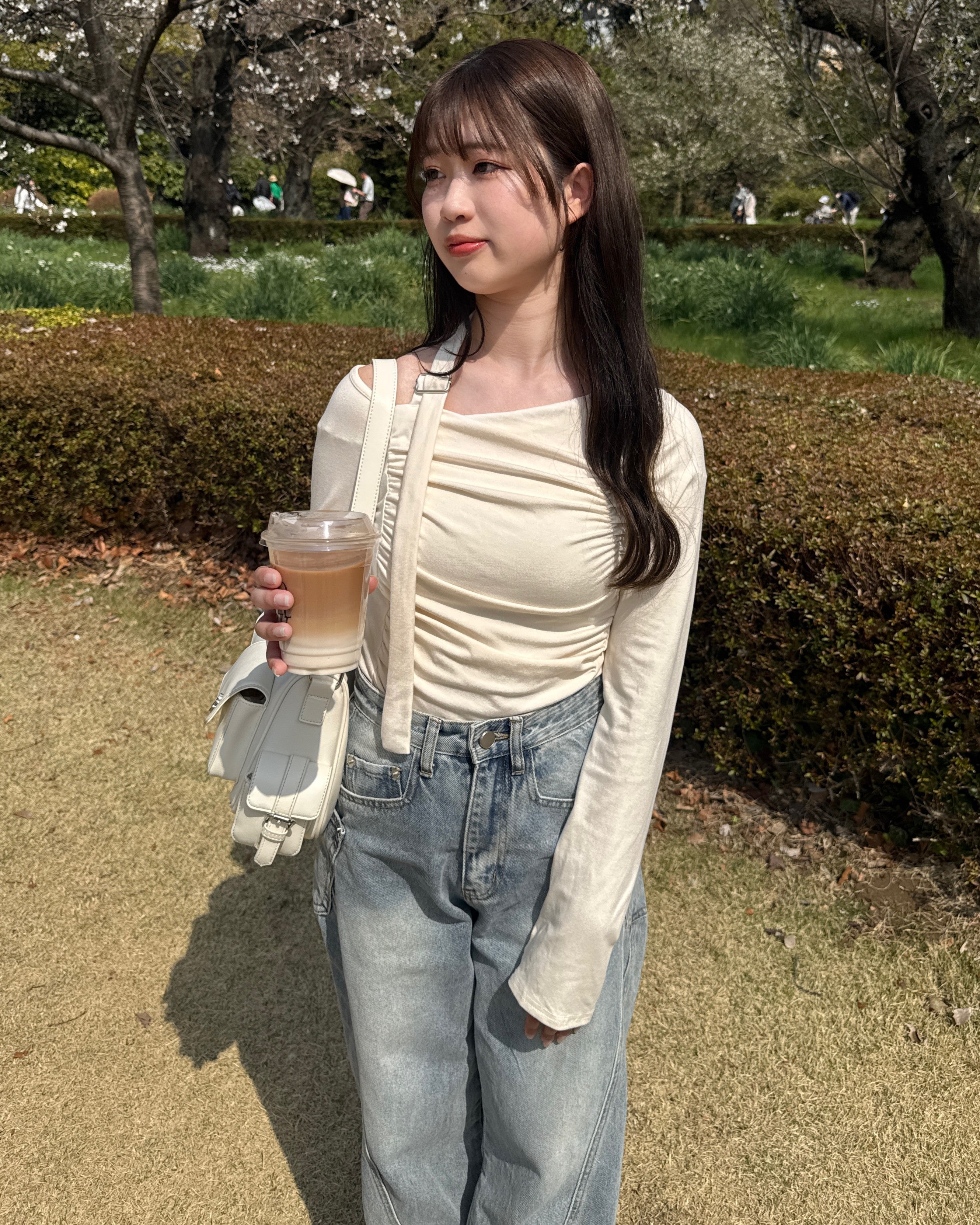 model:154cm/ライトベージュ