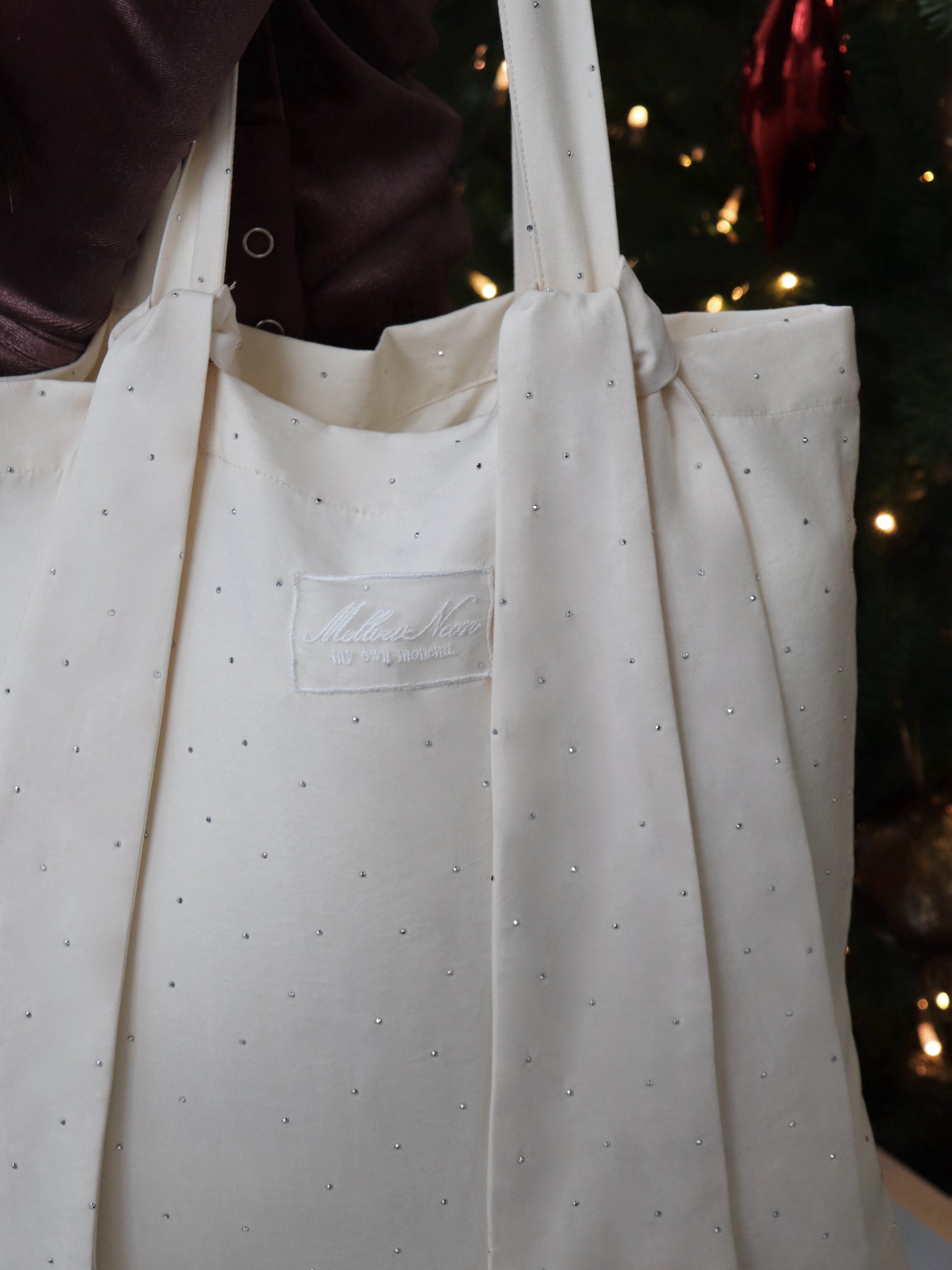 Bijou ribbon tote bag