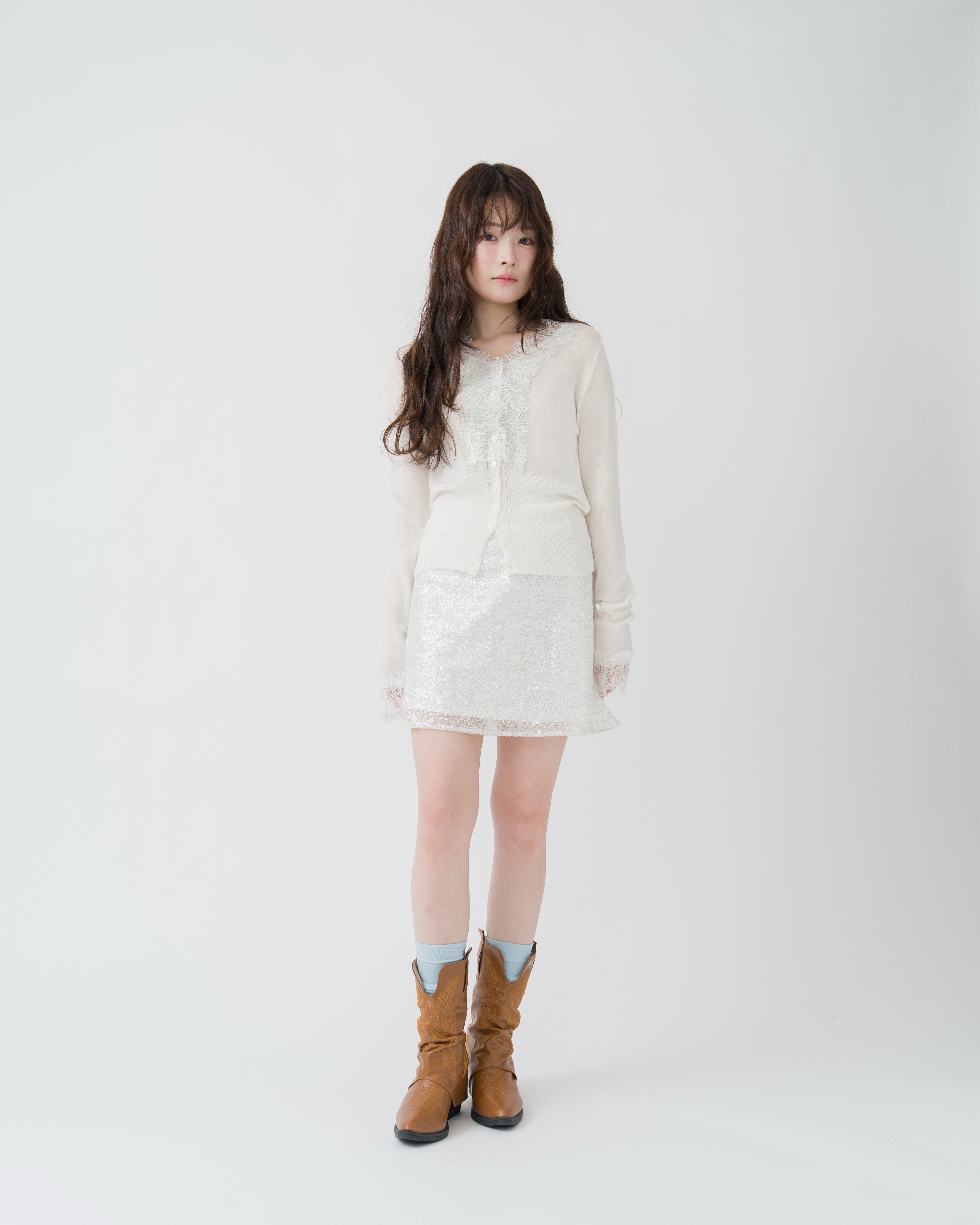 スパンコールミニスカート