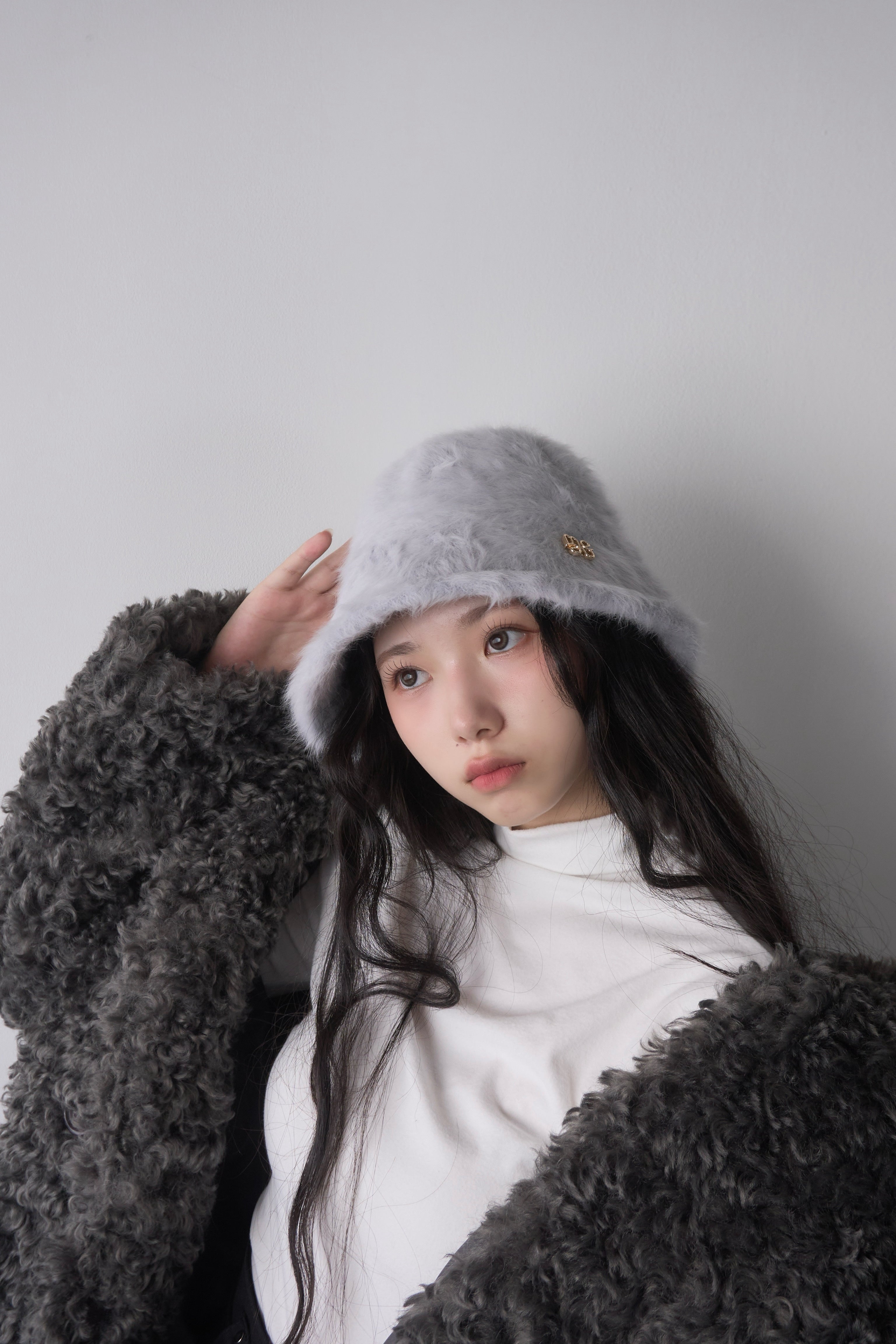 fur bucket hat