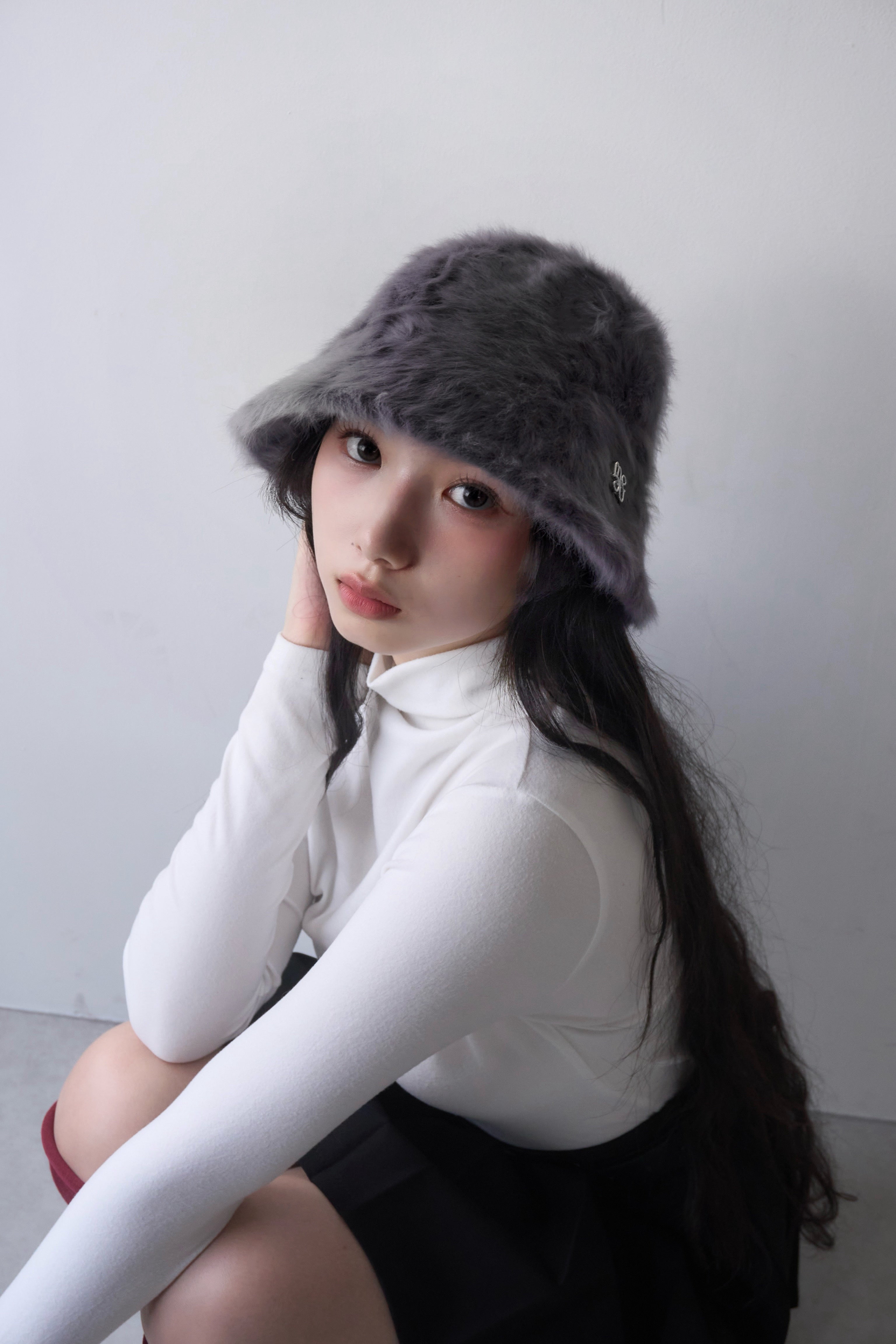 fur bucket hat