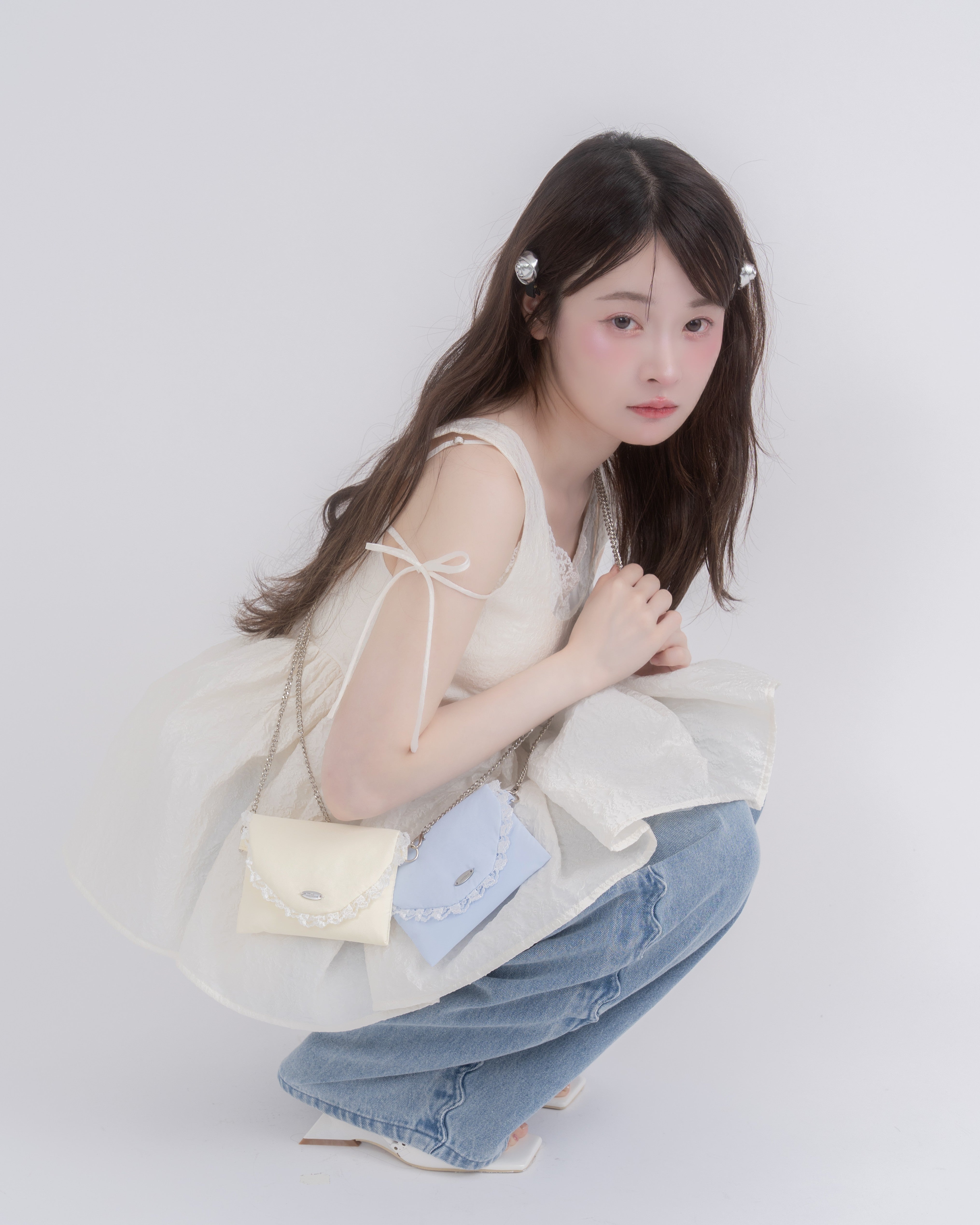 【一部予約】チェーンレースミニポシェット