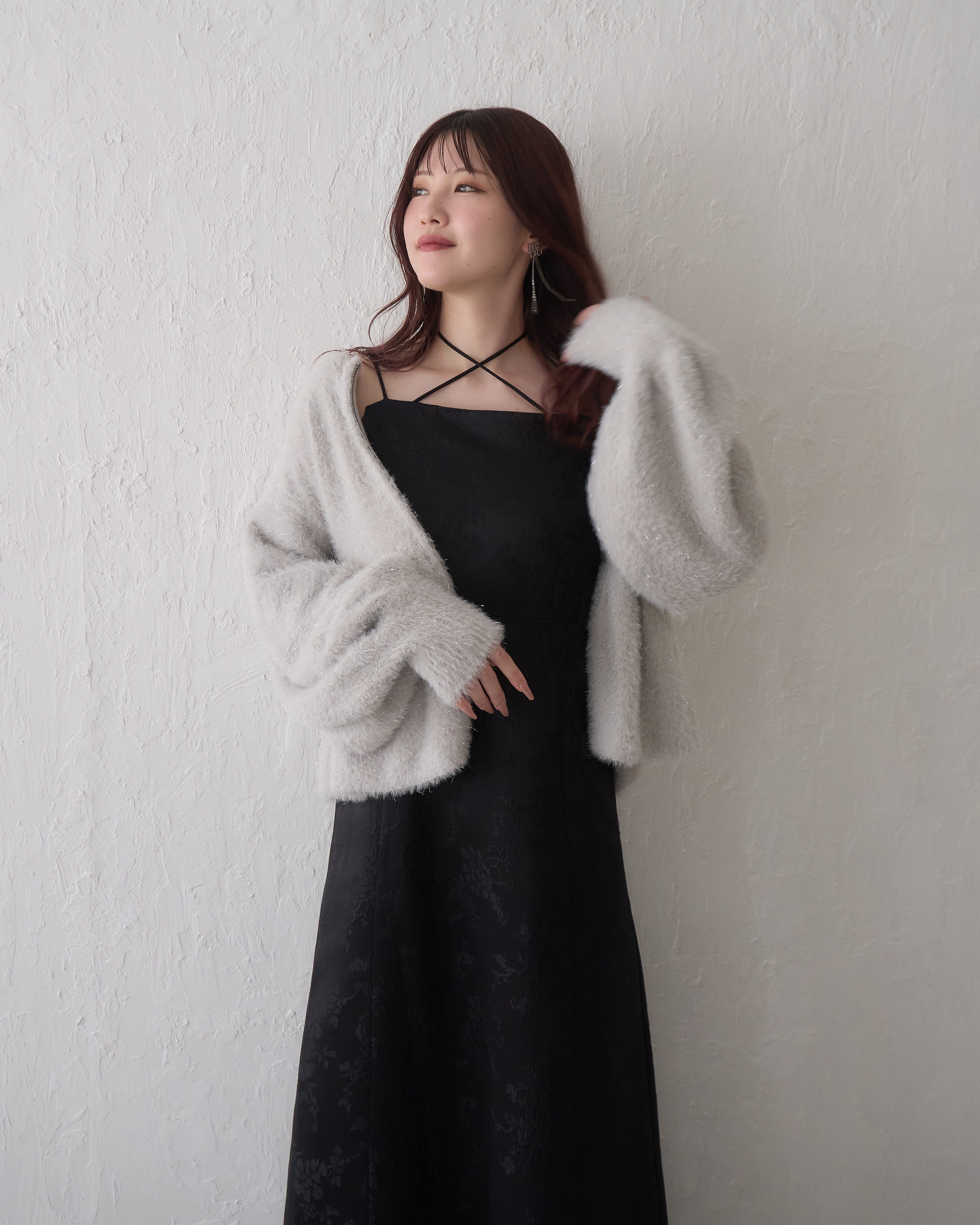 model:162cm/ライトグレー