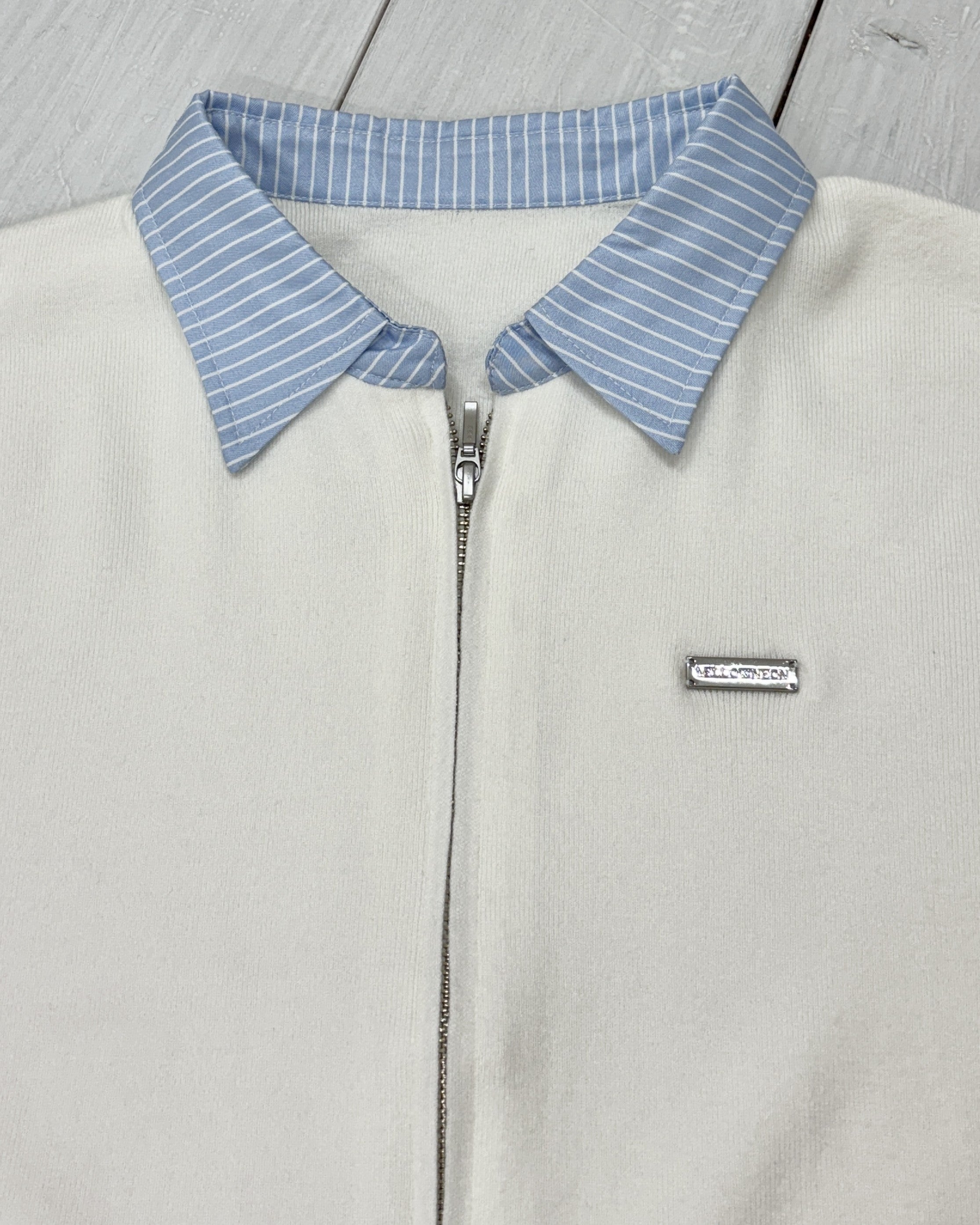 シャツレイヤードライクニット