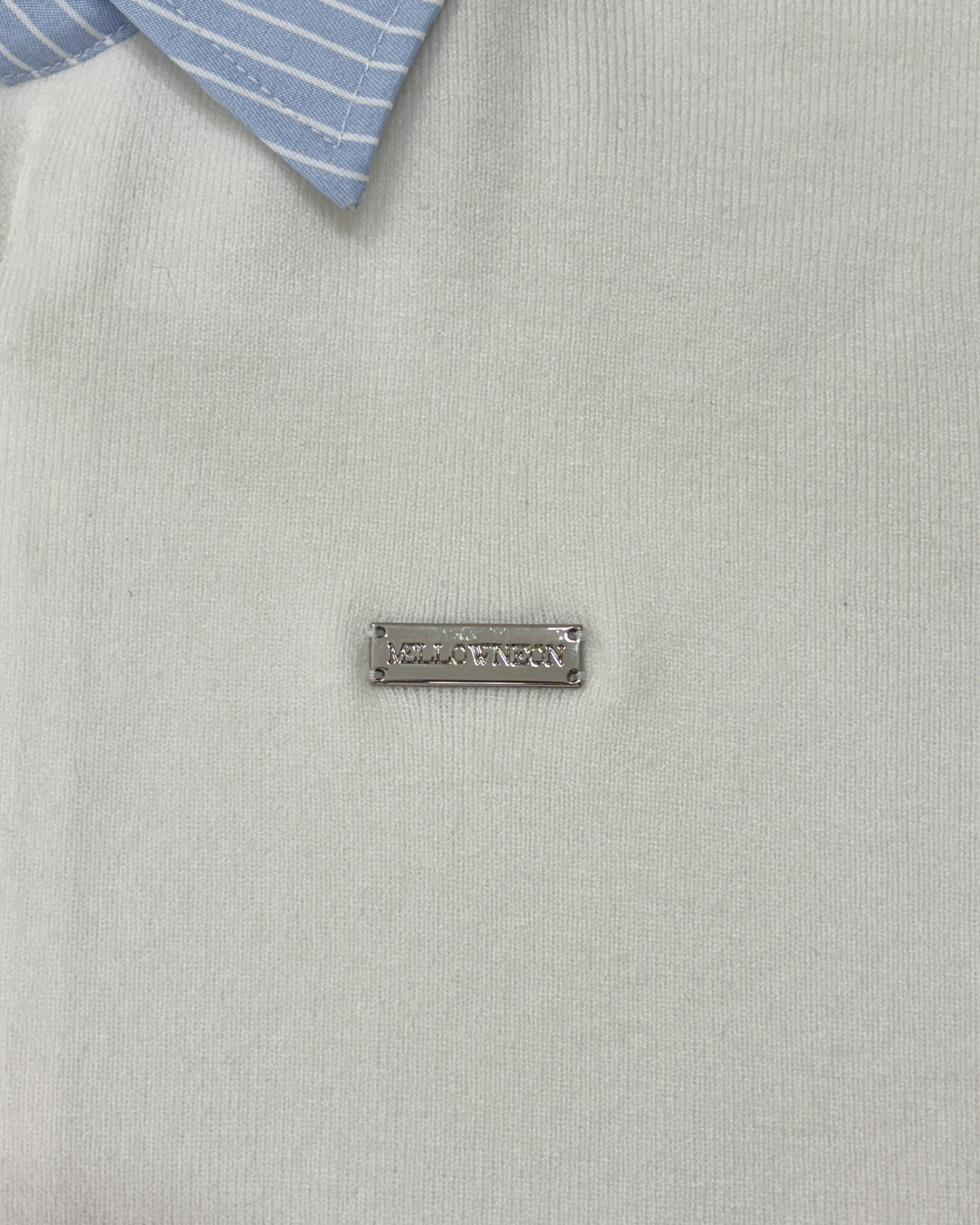 シャツレイヤードライクニット