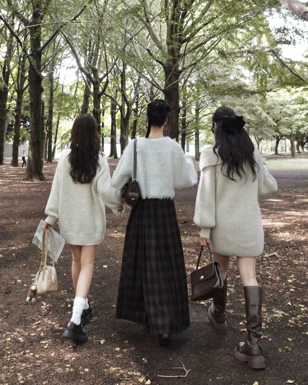 ボタンディテールラメニットミニワンピース