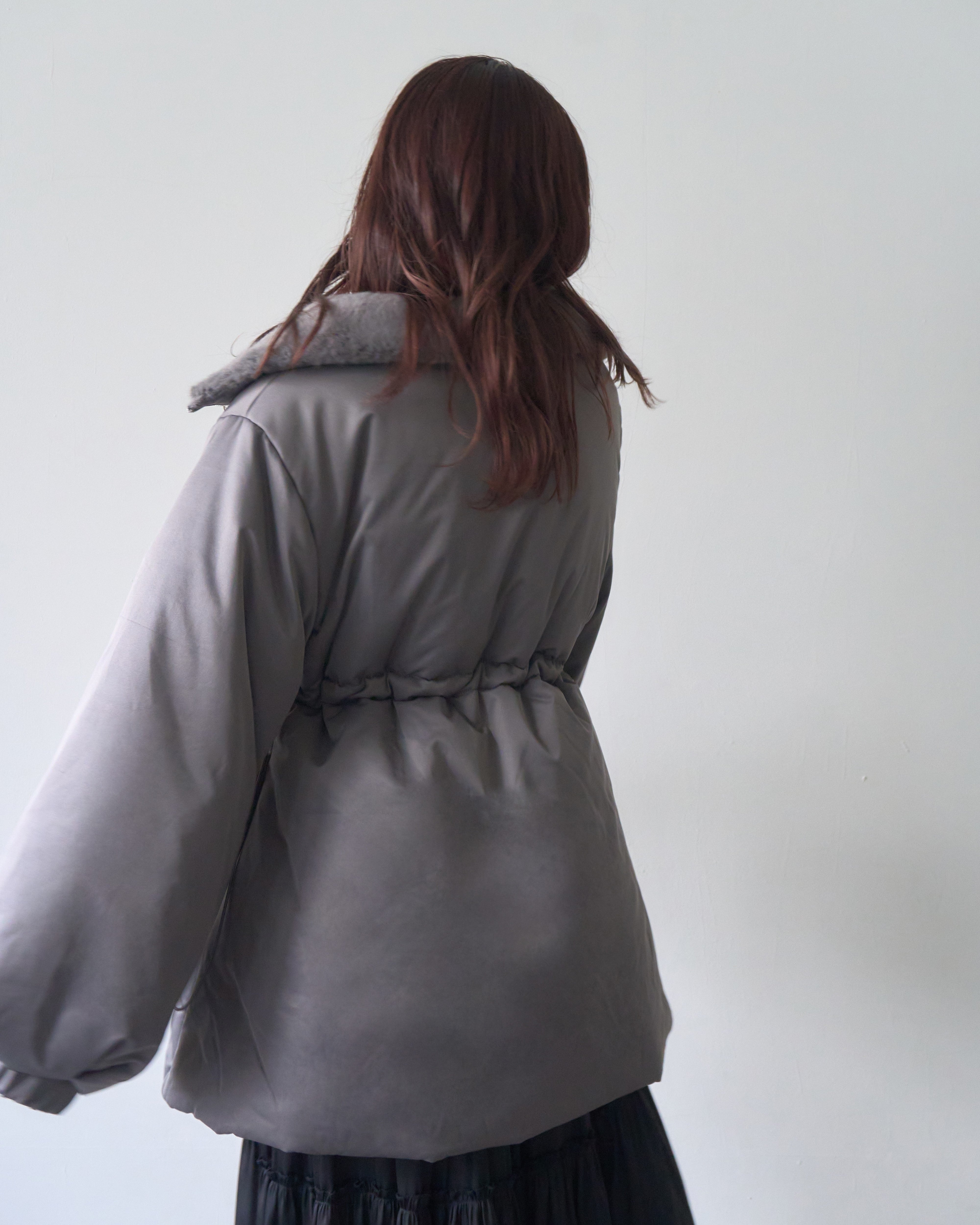 3wayドロスト中綿ダウンコート