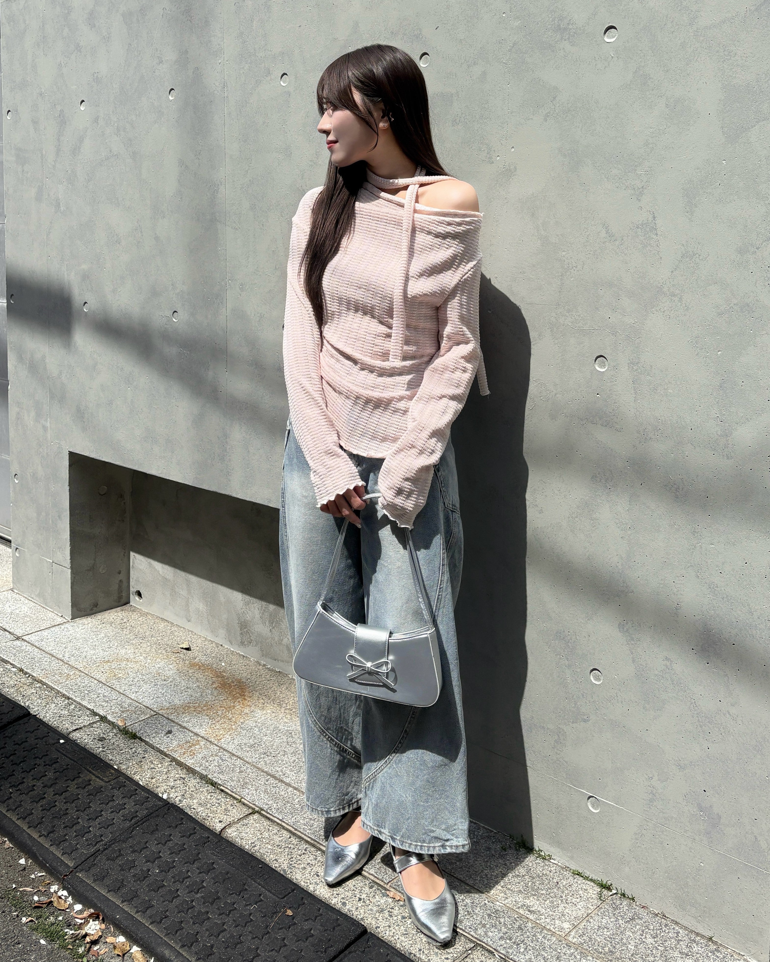 model:157cm/ライトブルーS