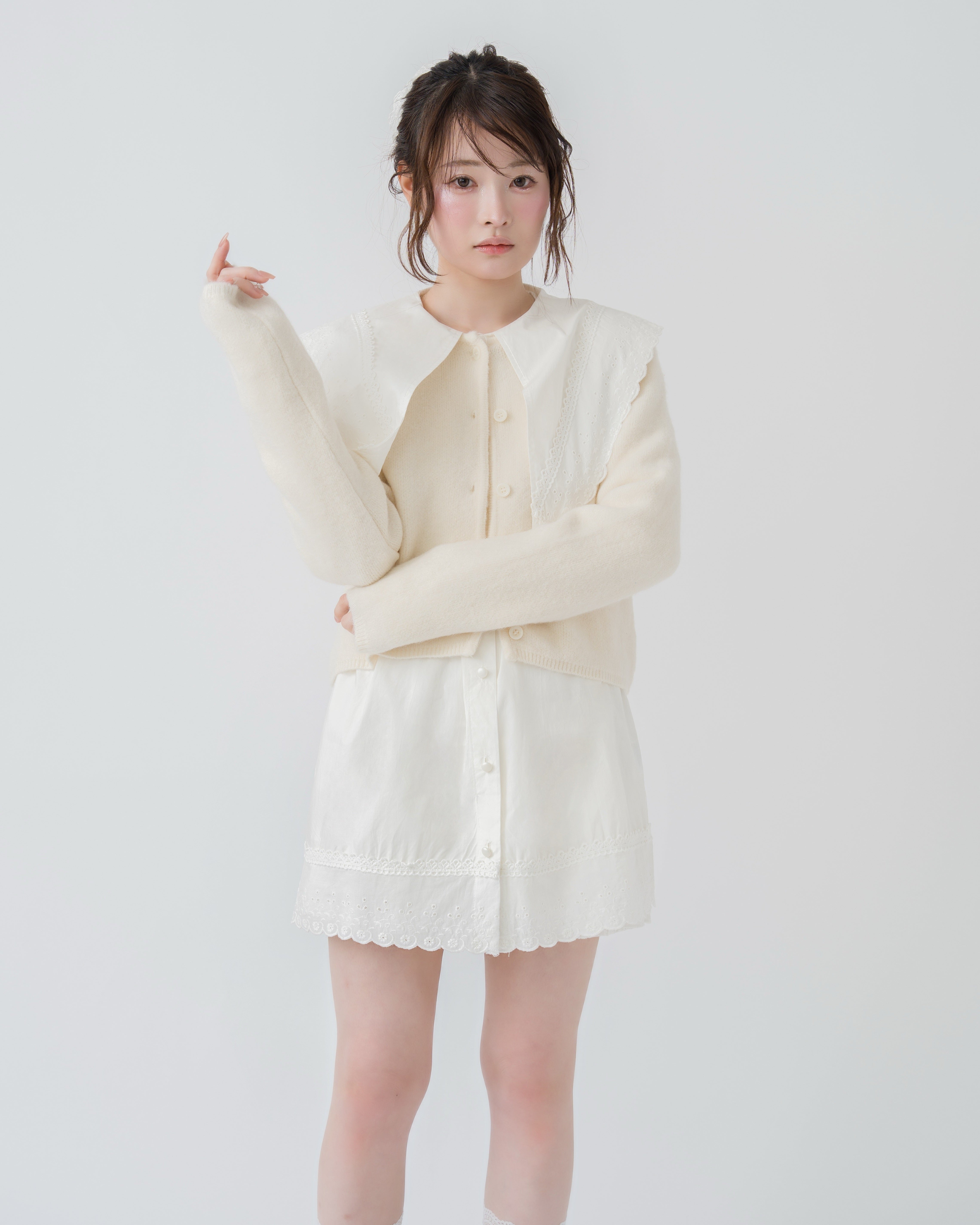 【予約】セーラーカラーシャツワンピース