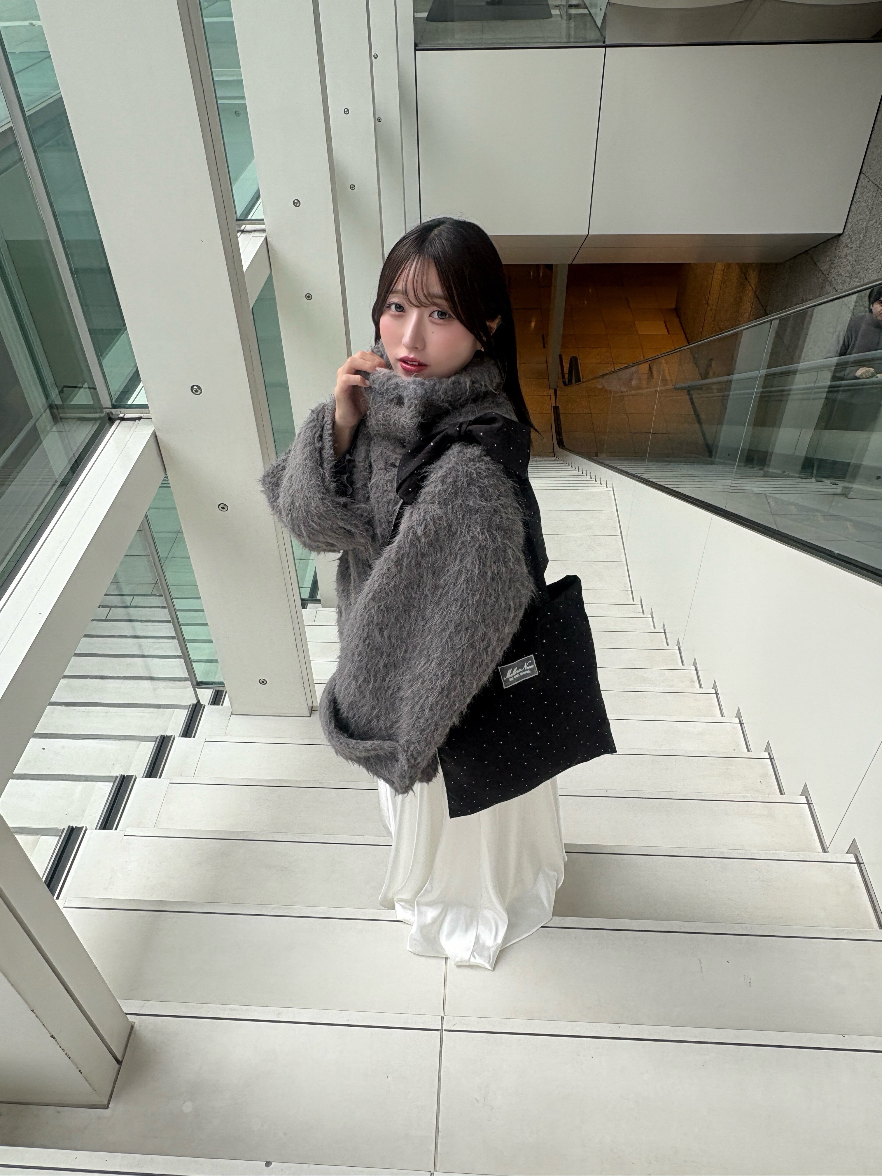 Bijou ribbon tote bag