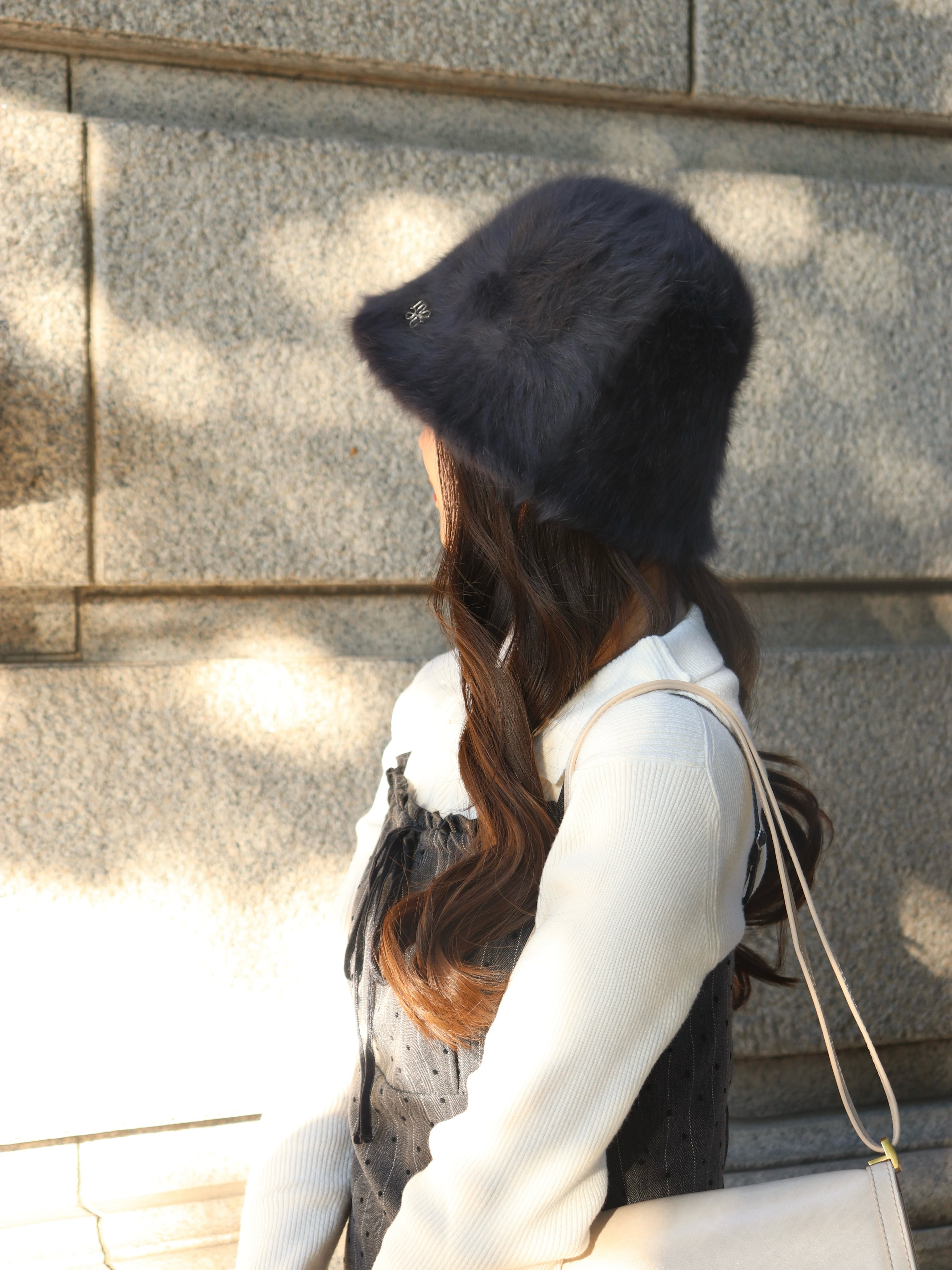 fur bucket hat