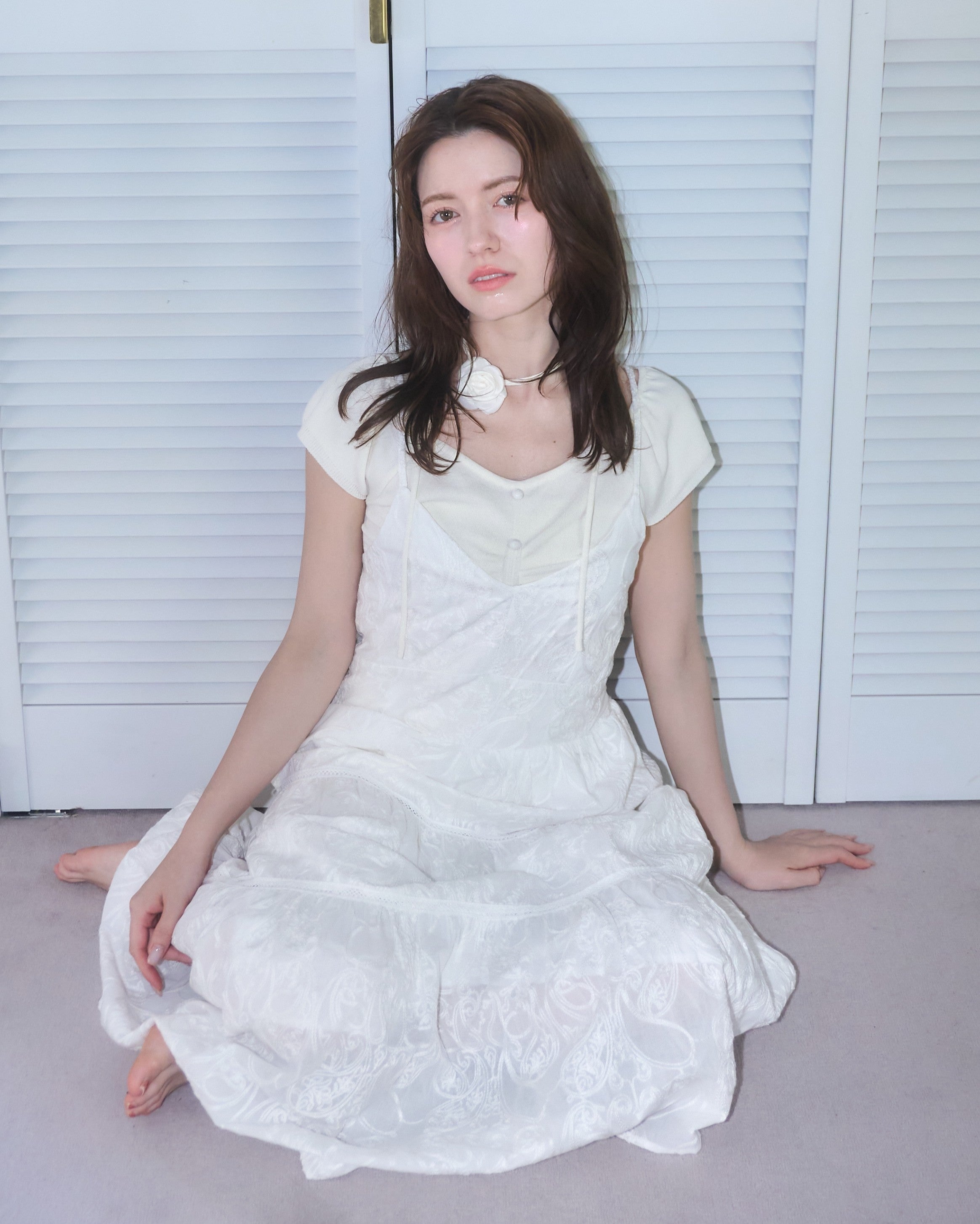 model:155cm/ホワイト