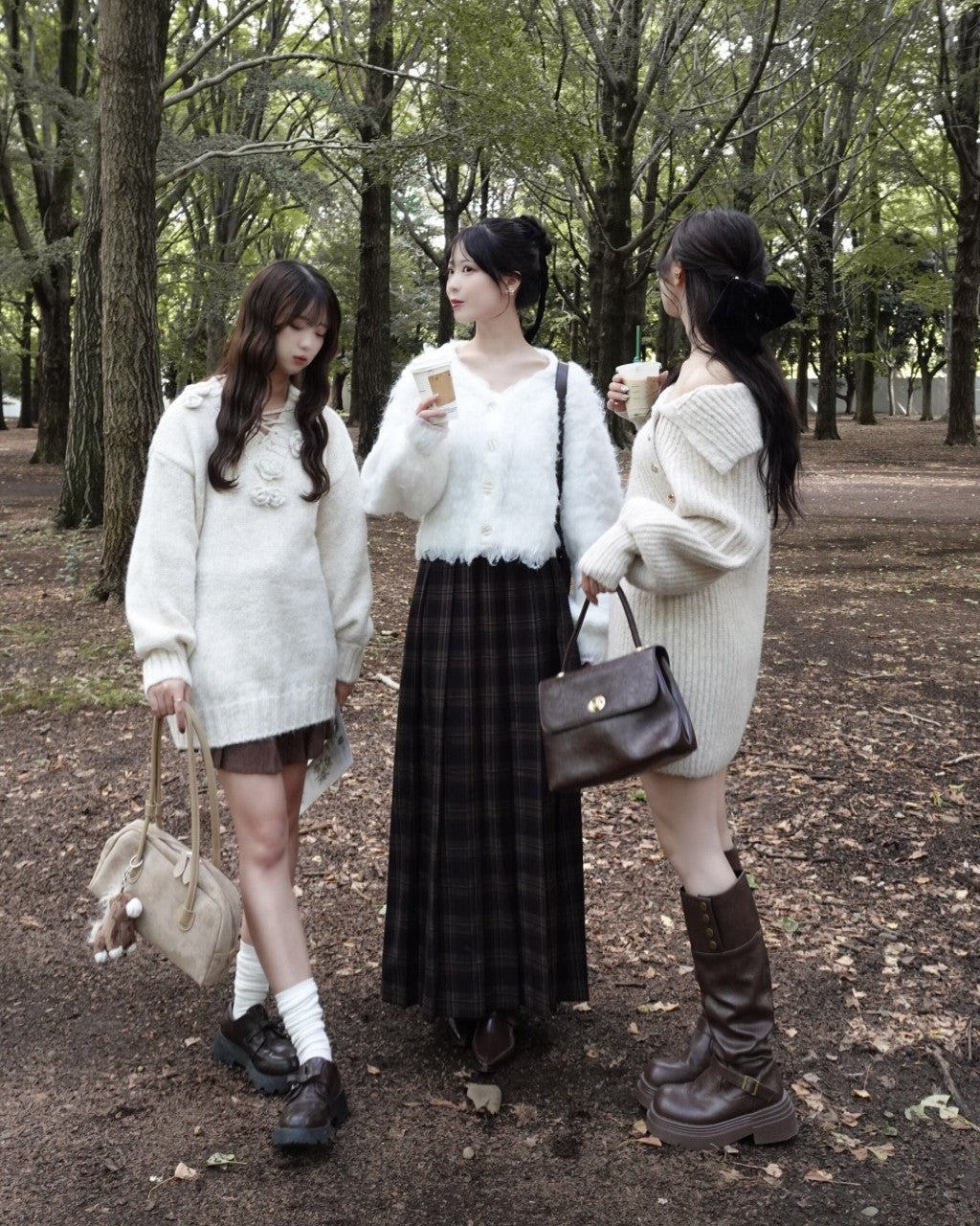 ボタンディテールラメニットミニワンピース