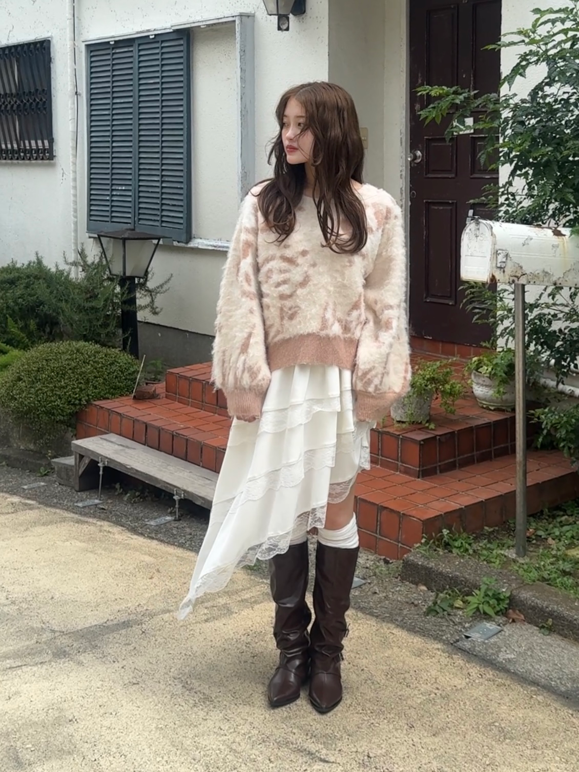 玫瑰细微的设计编织