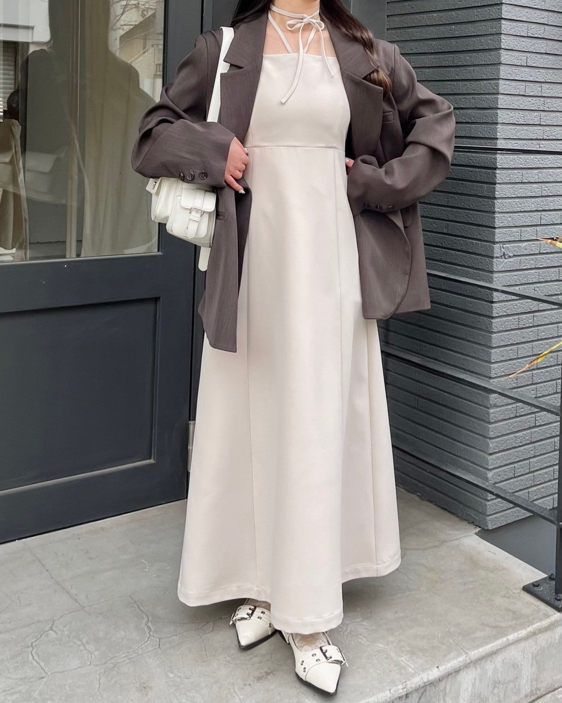 model:154cm/ベージュS