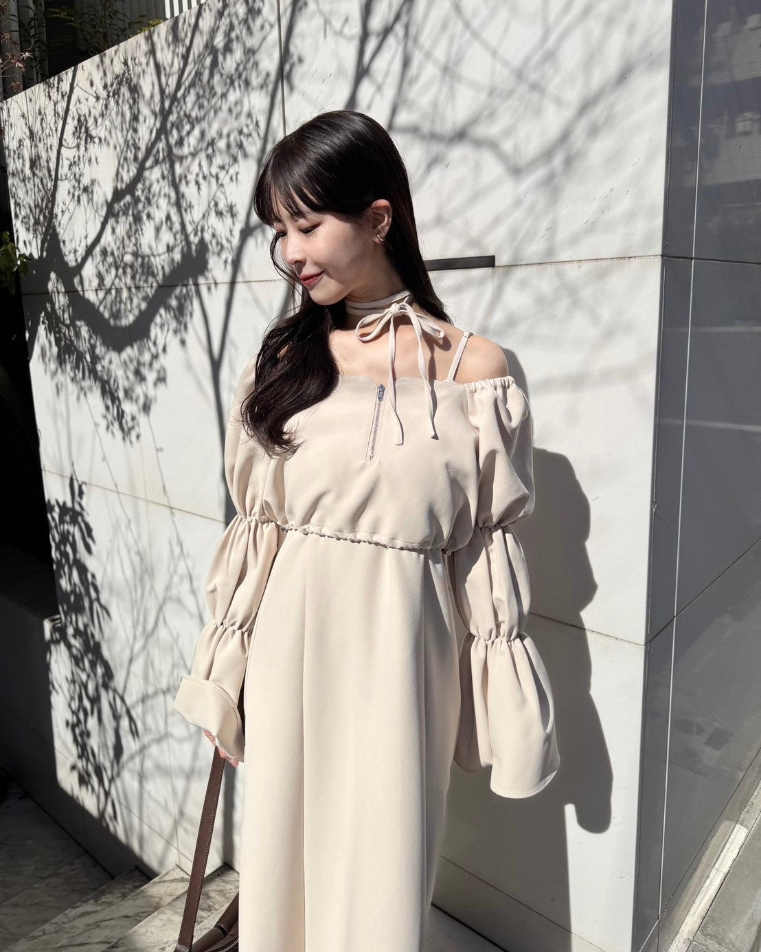 model:162cm/ベージュM