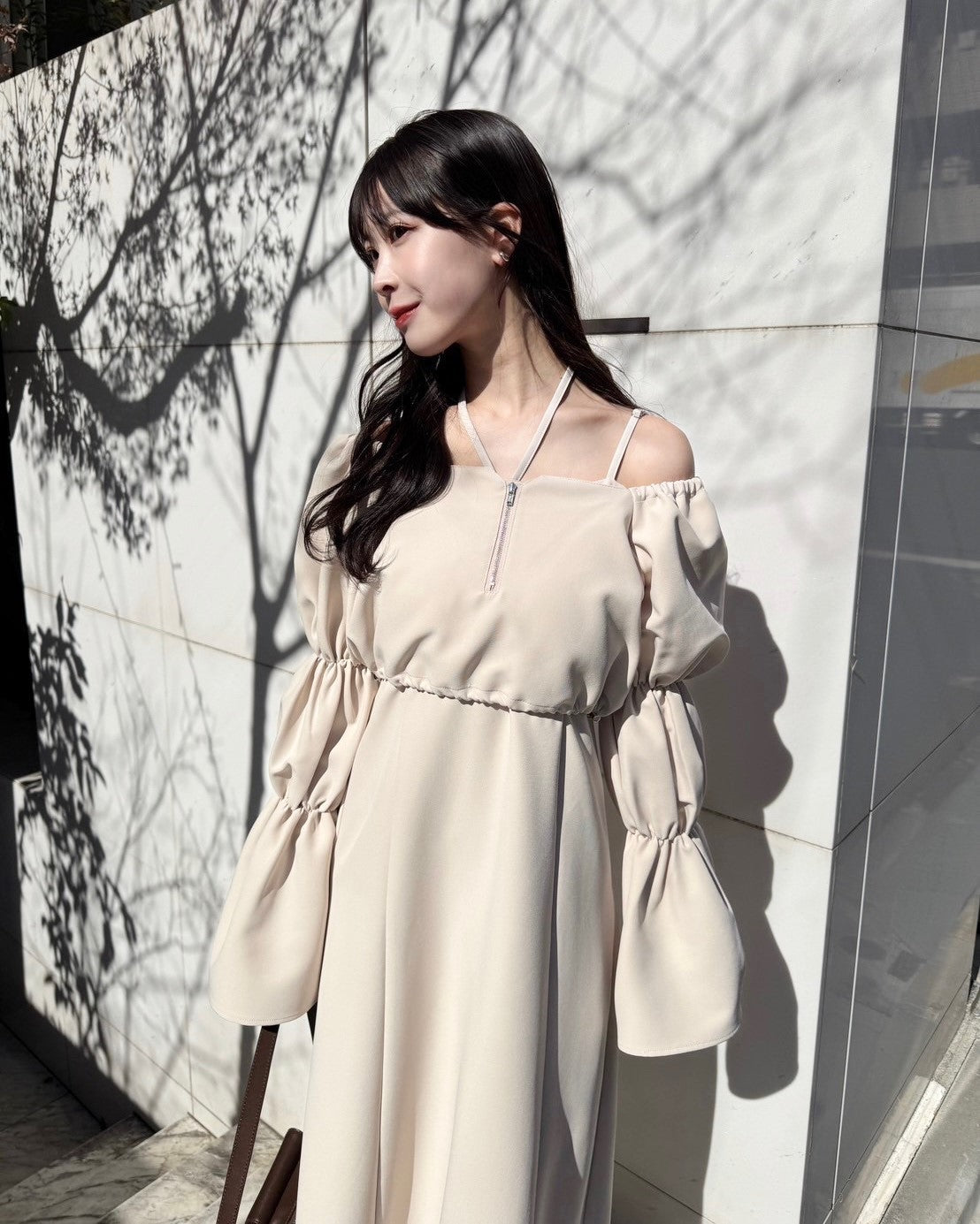 model:162cm/ベージュM